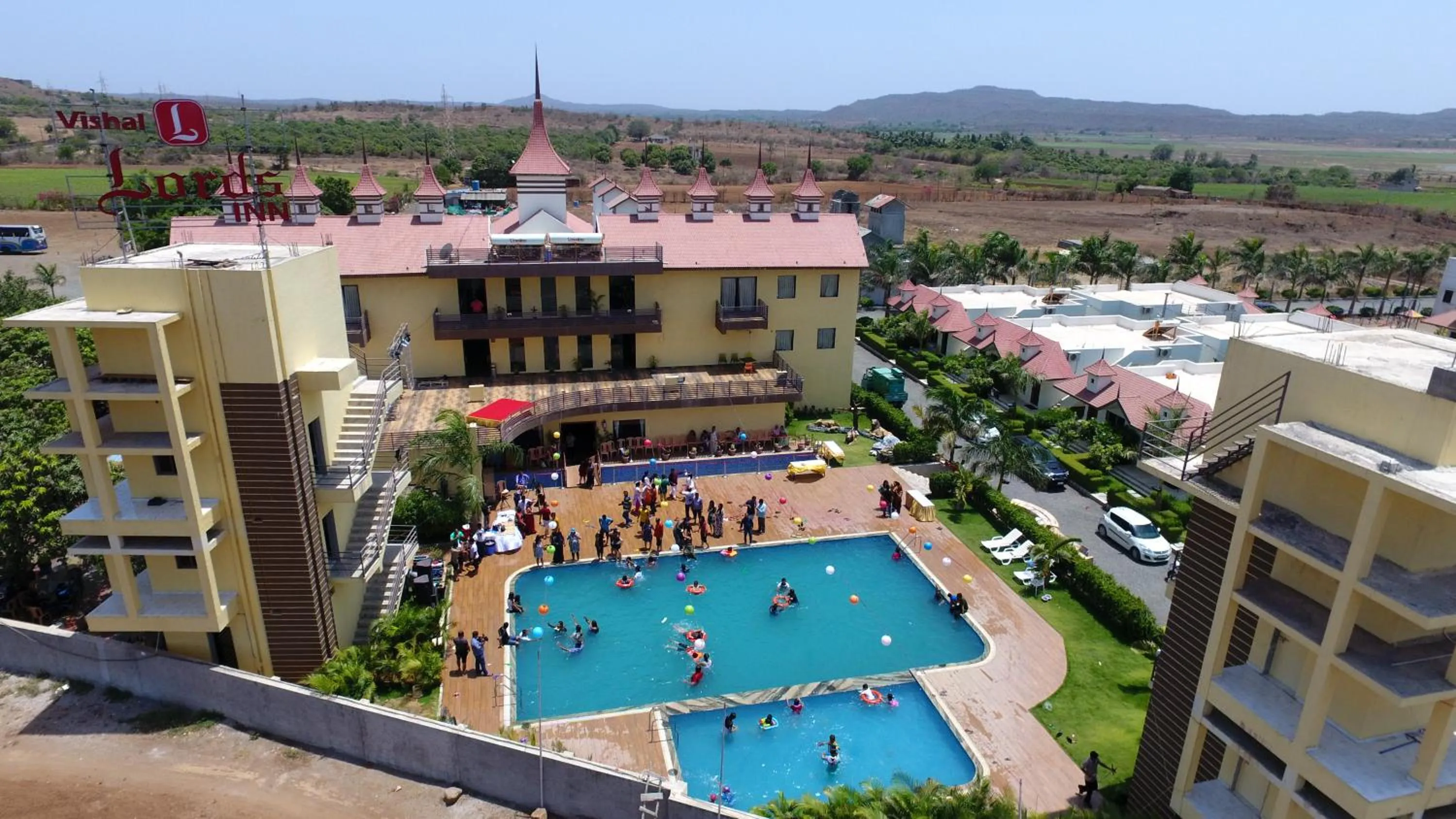 Pool view in Vishal Lords Inn Gir Forest