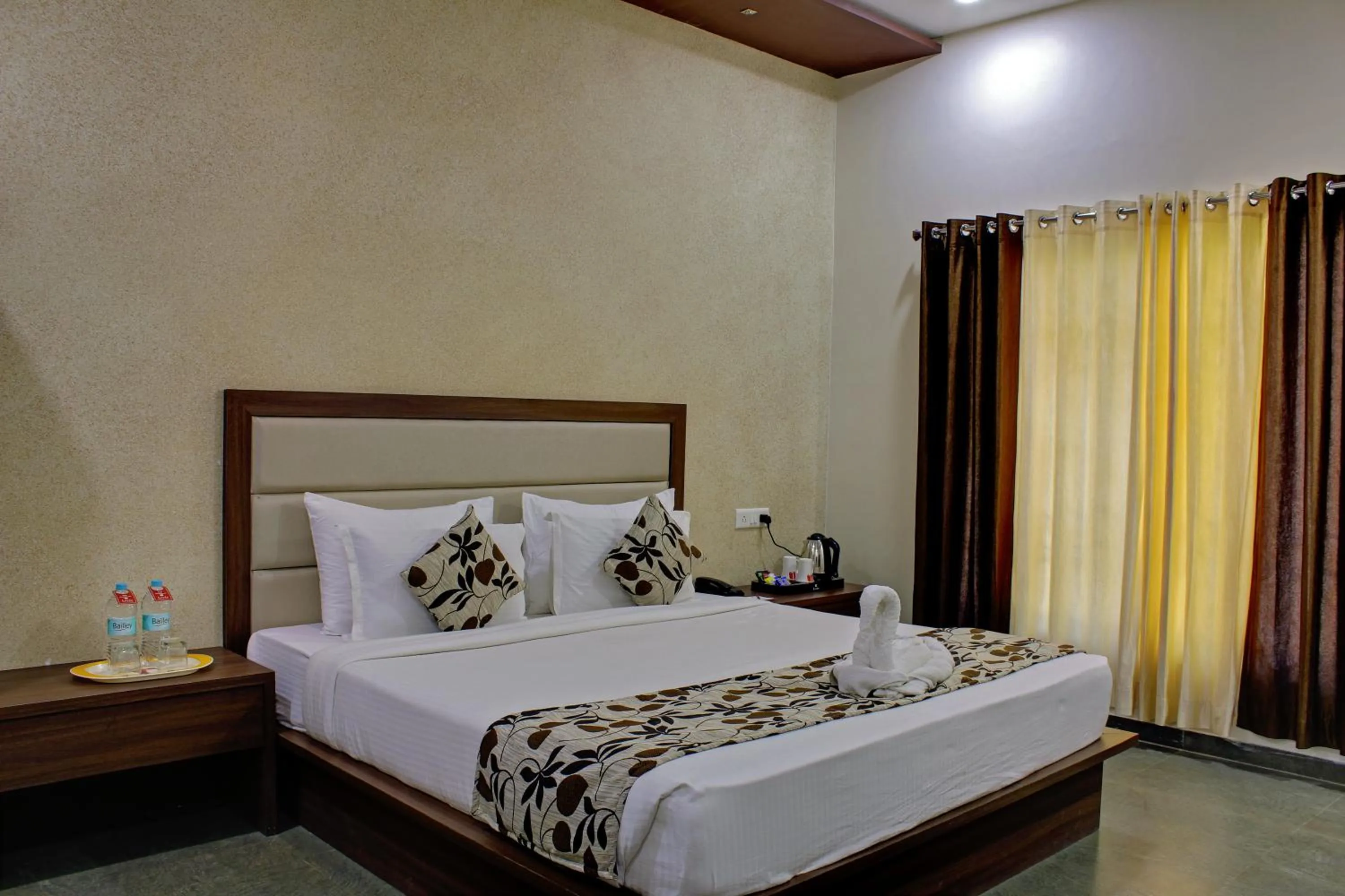 Bed in Vishal Lords Inn Gir Forest