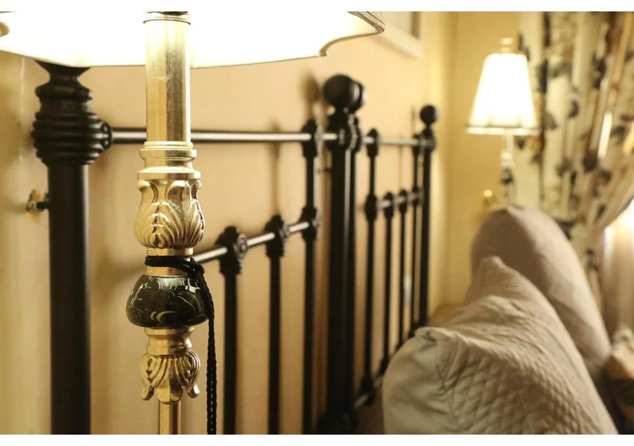 Decorative detail, Bed in La Casona de Calderón Gastronomic & Boutique Hotel