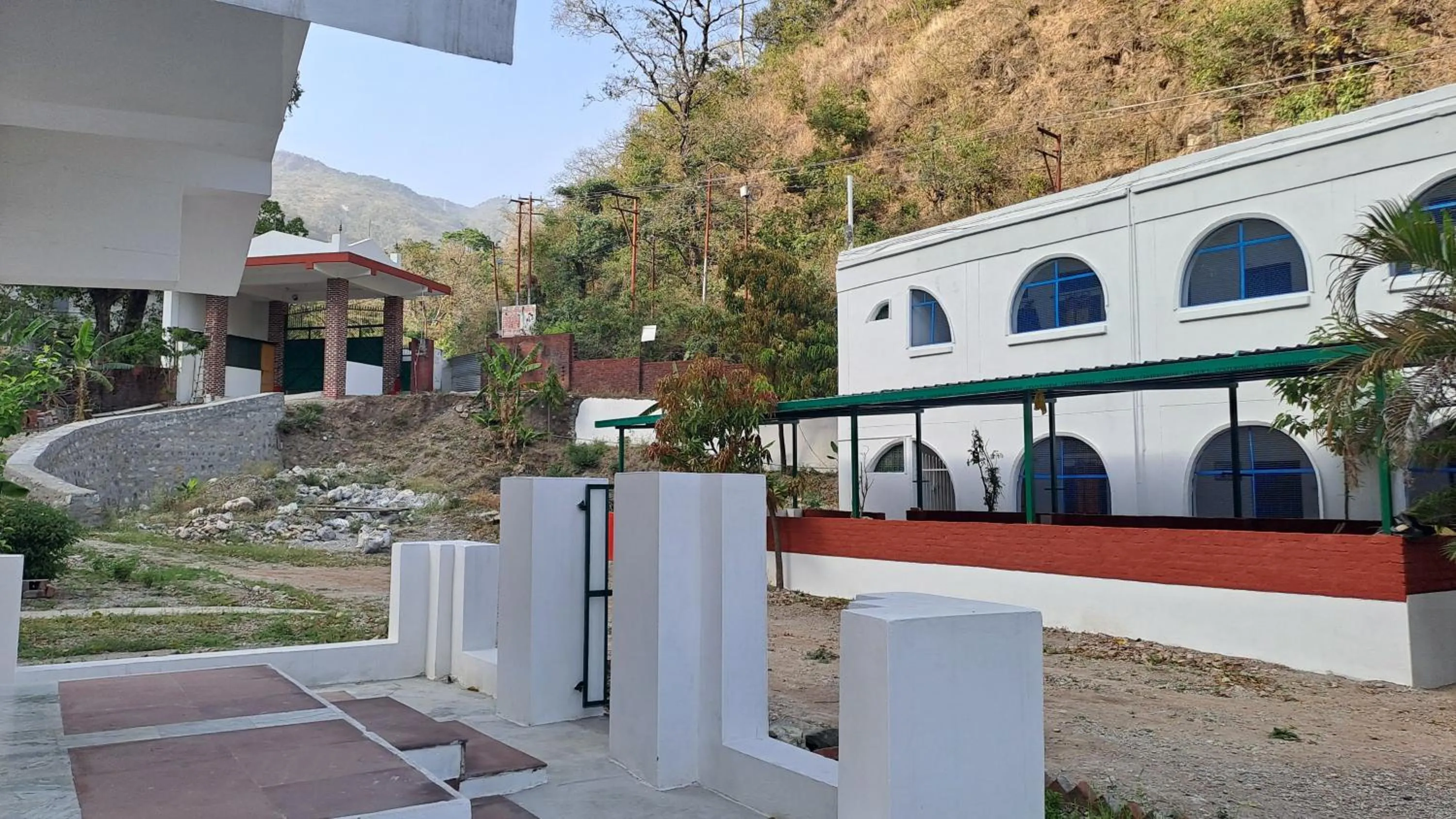 Property building in Swami Samarpan Ashram