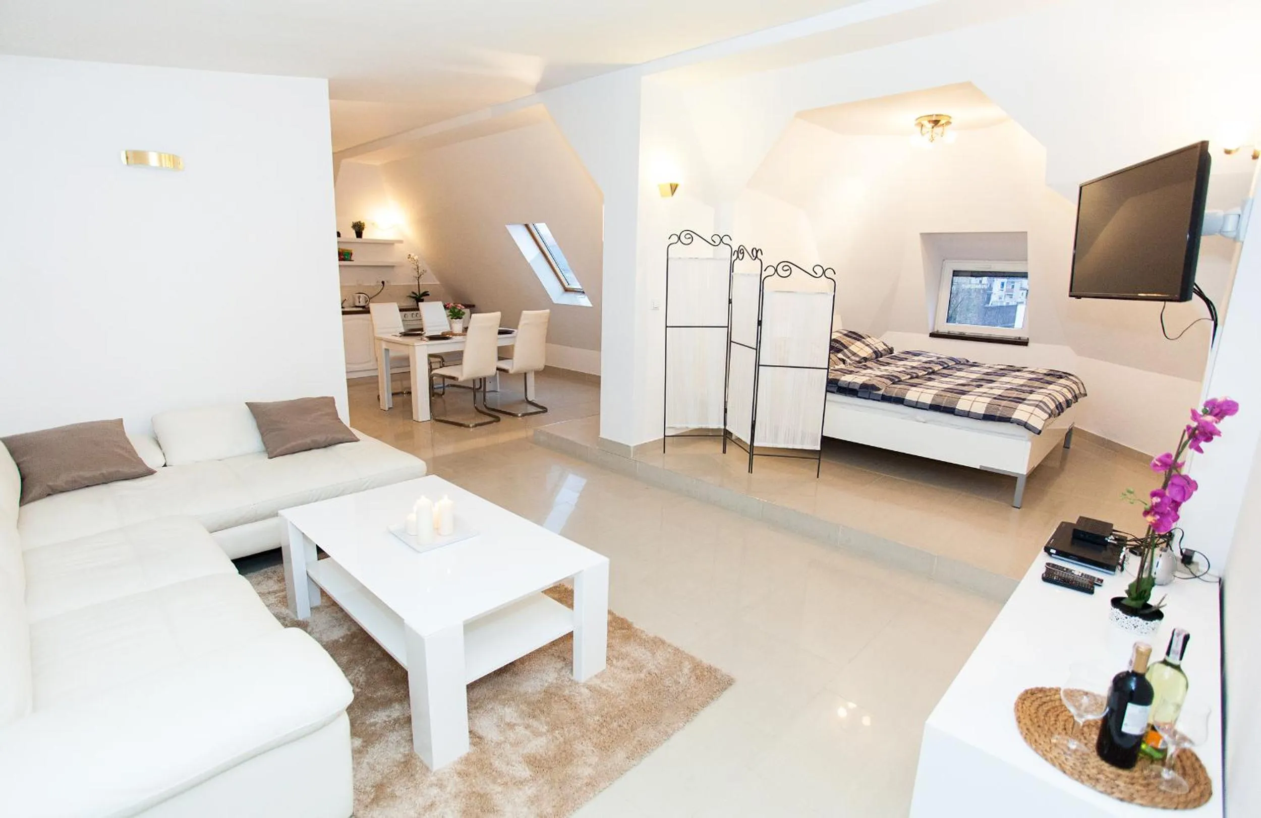 Kitchen or kitchenette in Studio Apartament Centrum Katowice