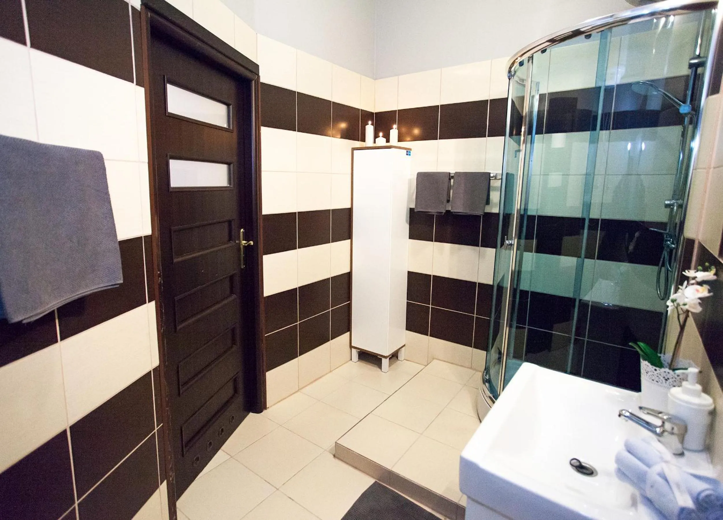 Shower in Studio Apartament Centrum Katowice