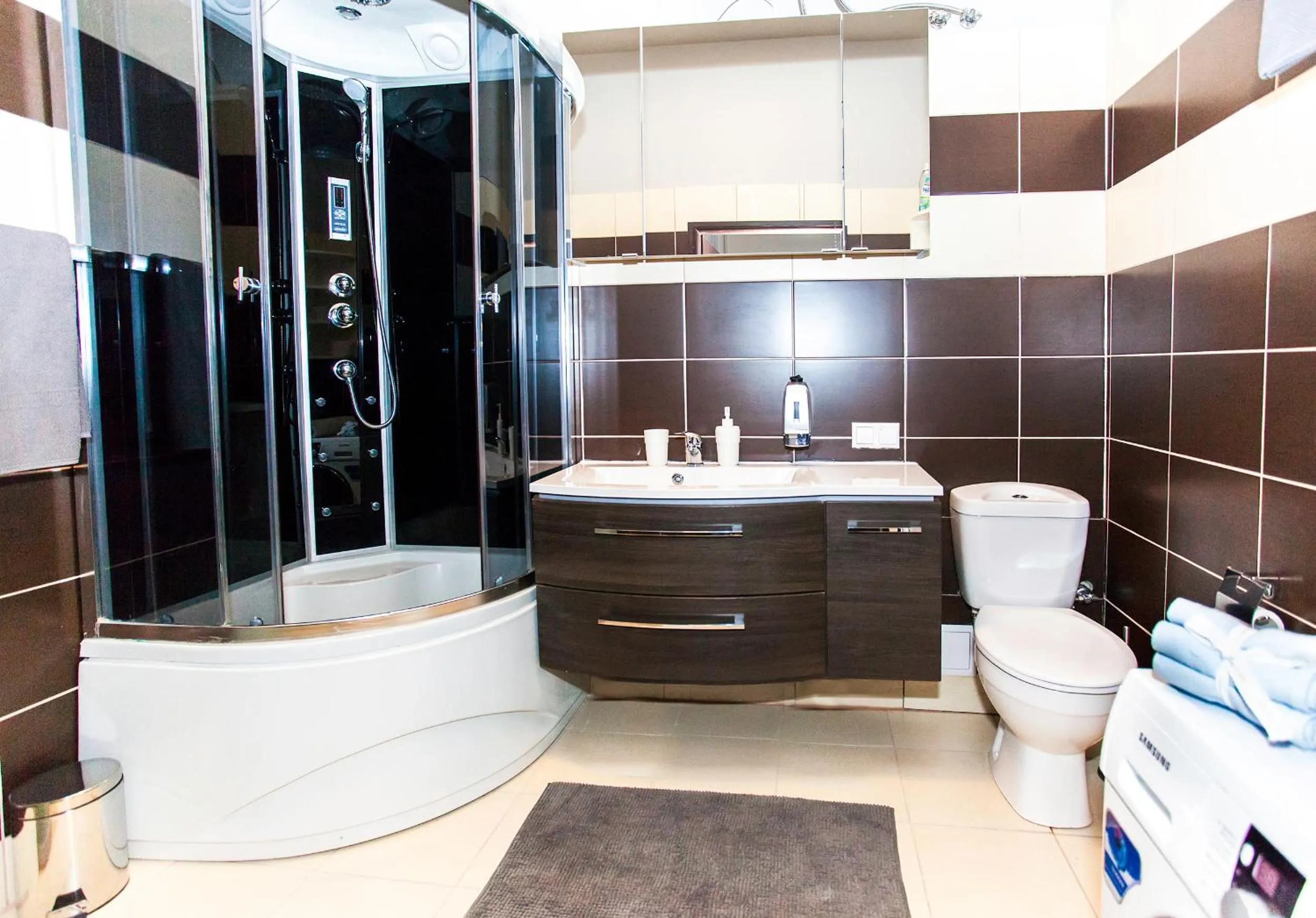 Shower in Studio Apartament Centrum Katowice