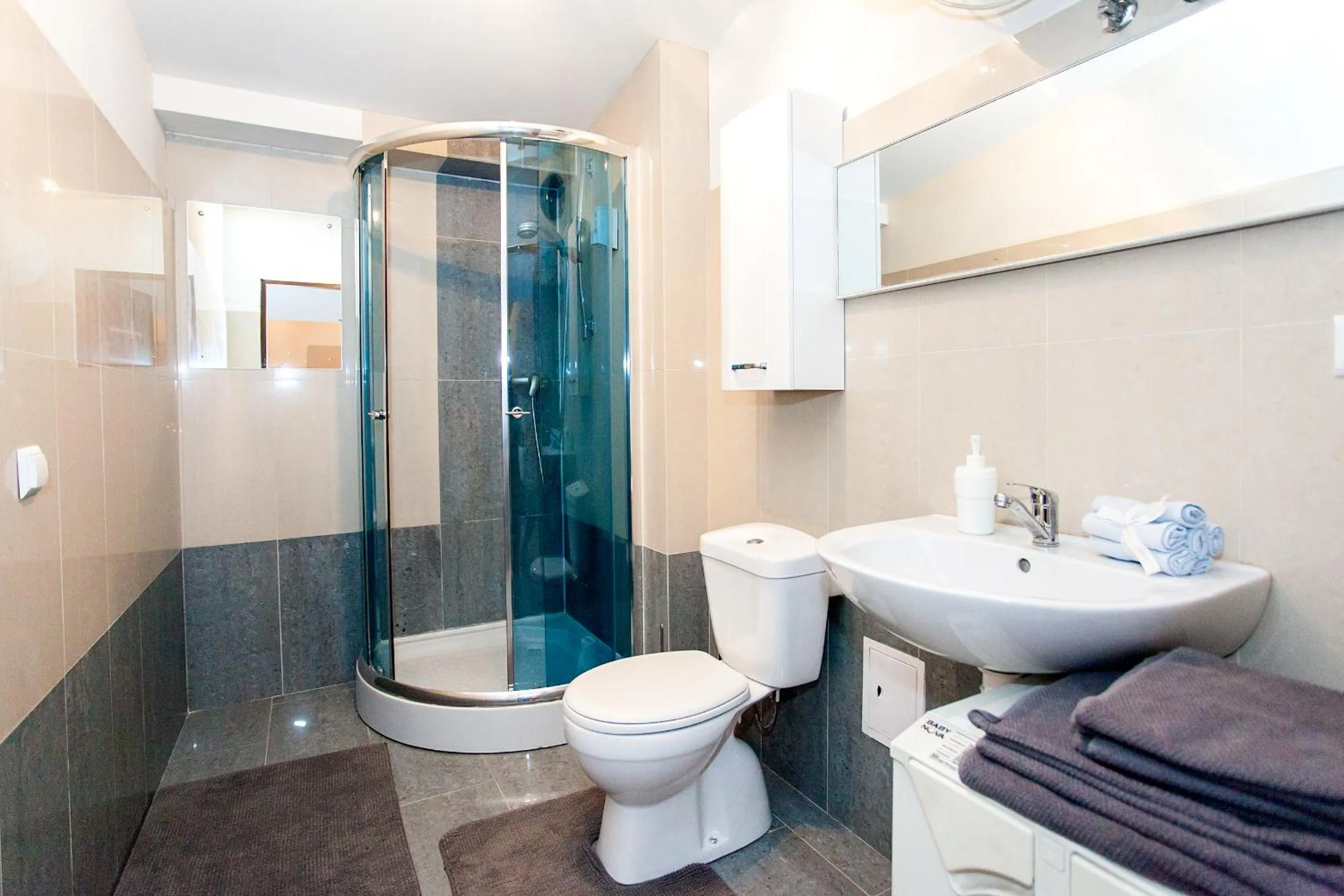 Shower in Studio Apartament Centrum Katowice