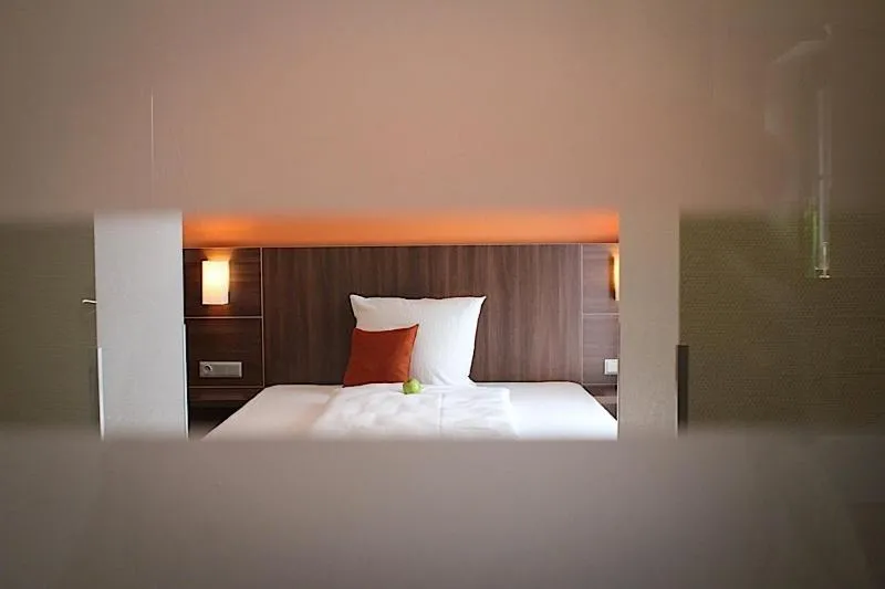 Decorative detail, Bed in Hotel Rosenhof Garni