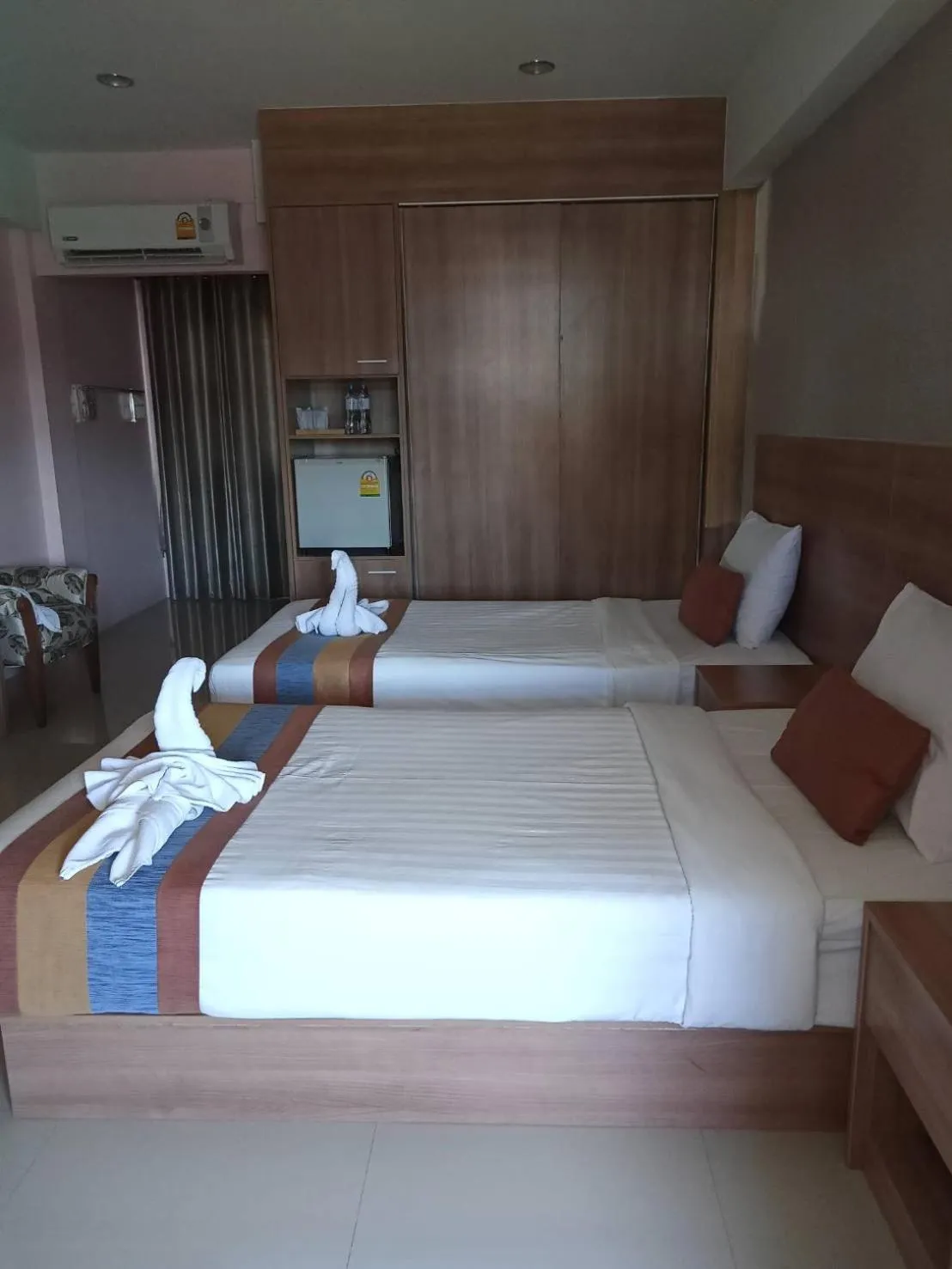 Bed in Unity Hotel