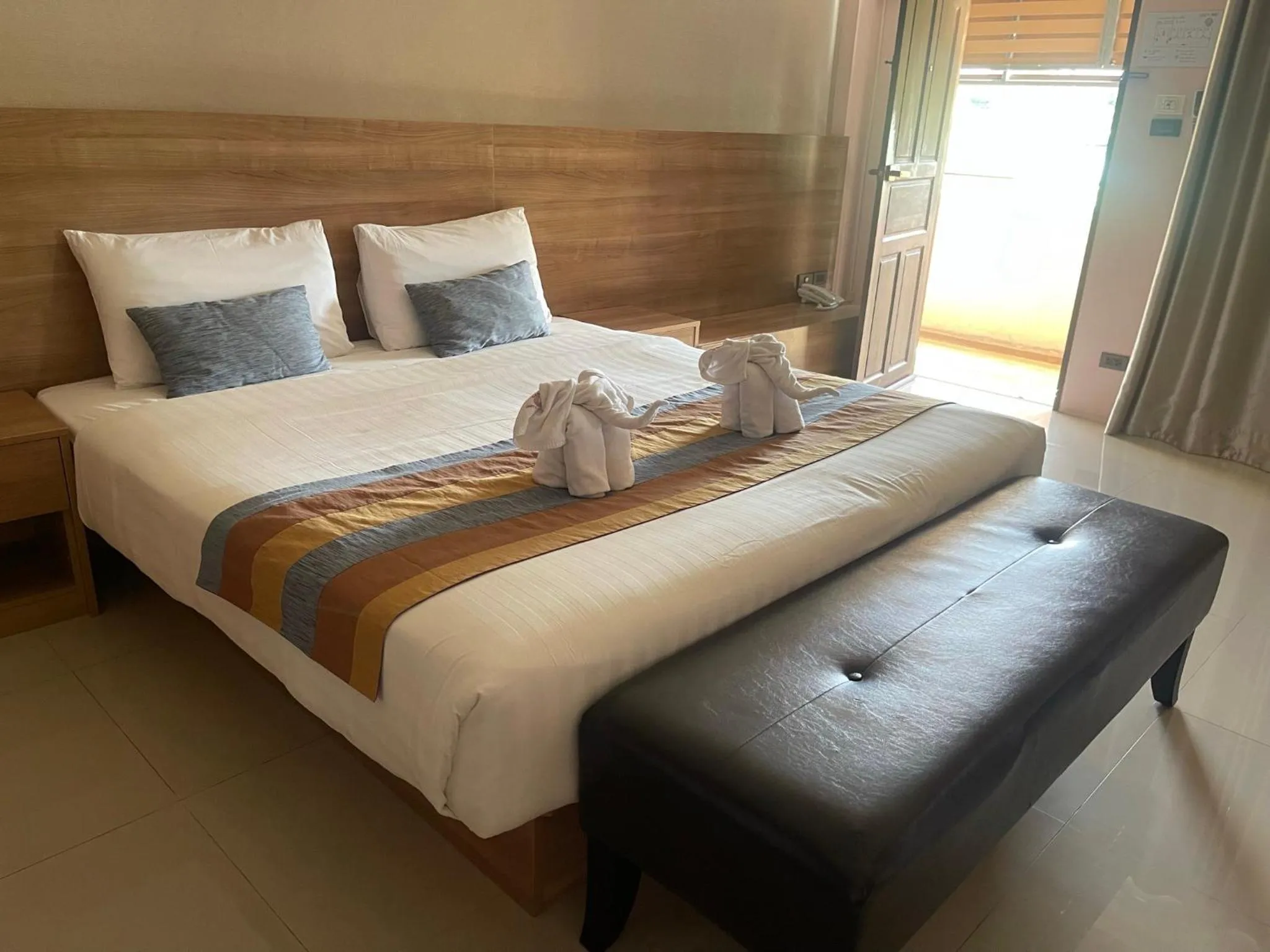 Bed in Unity Hotel