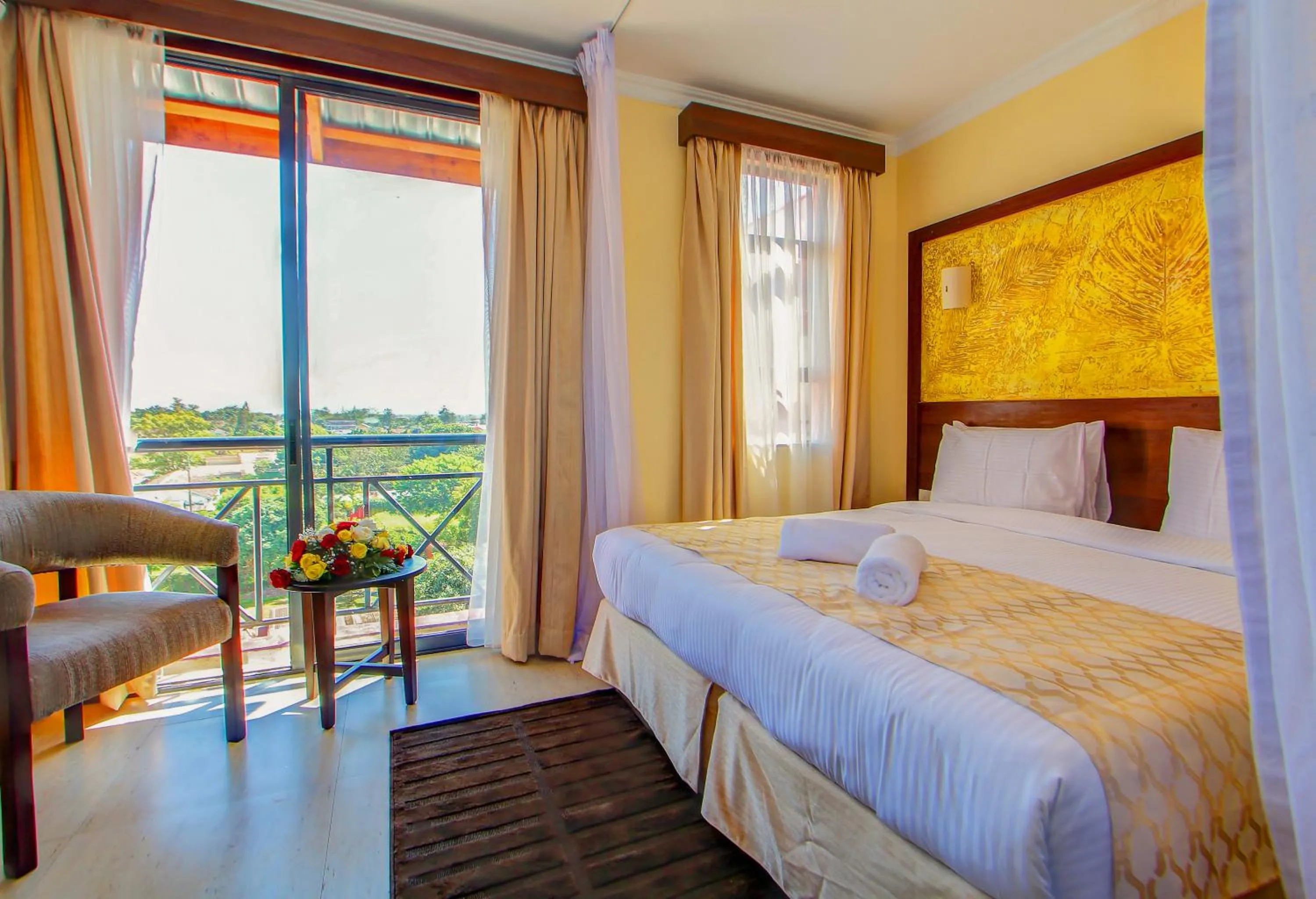 Bed in Vittoria Suites