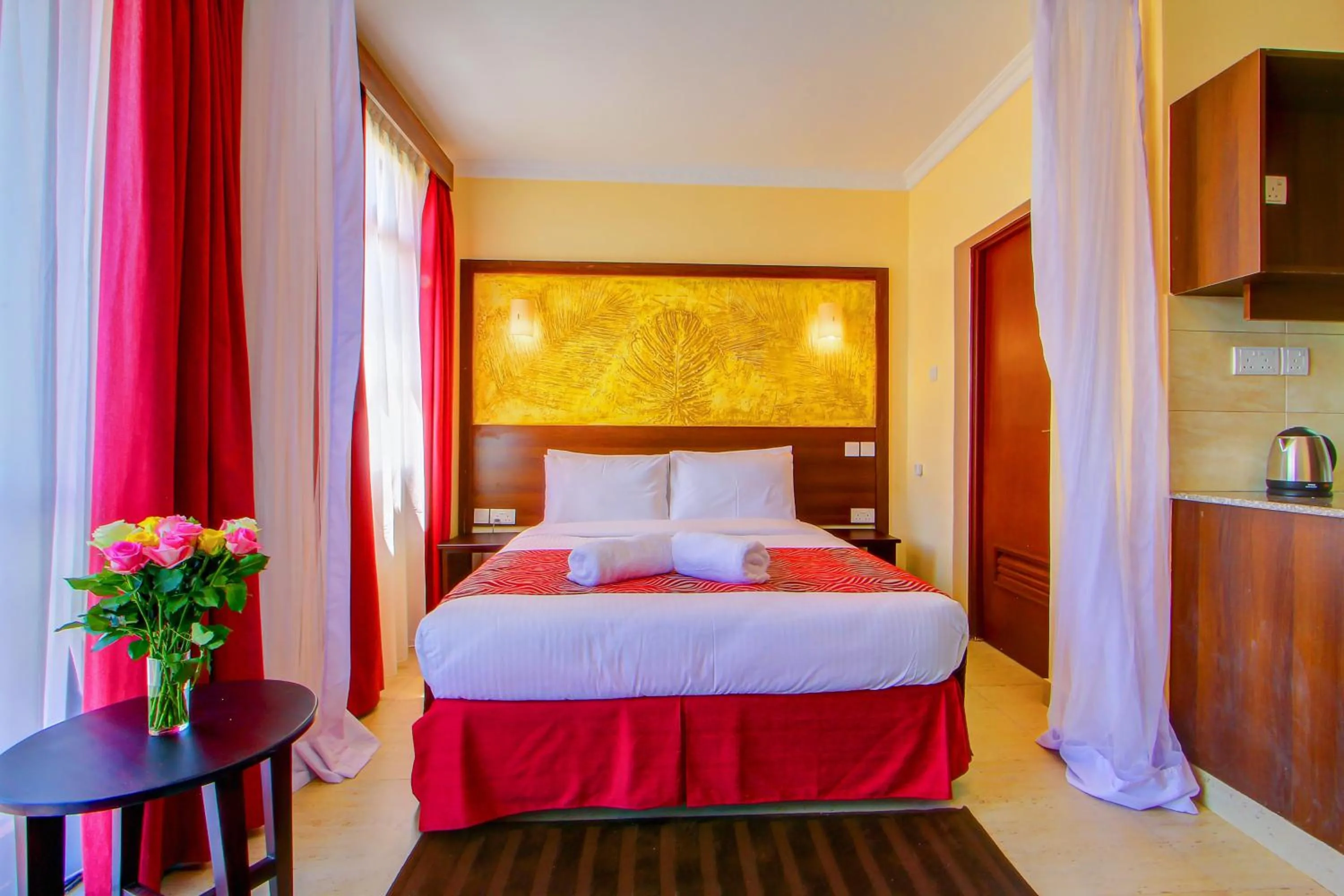 Bed in Vittoria Suites