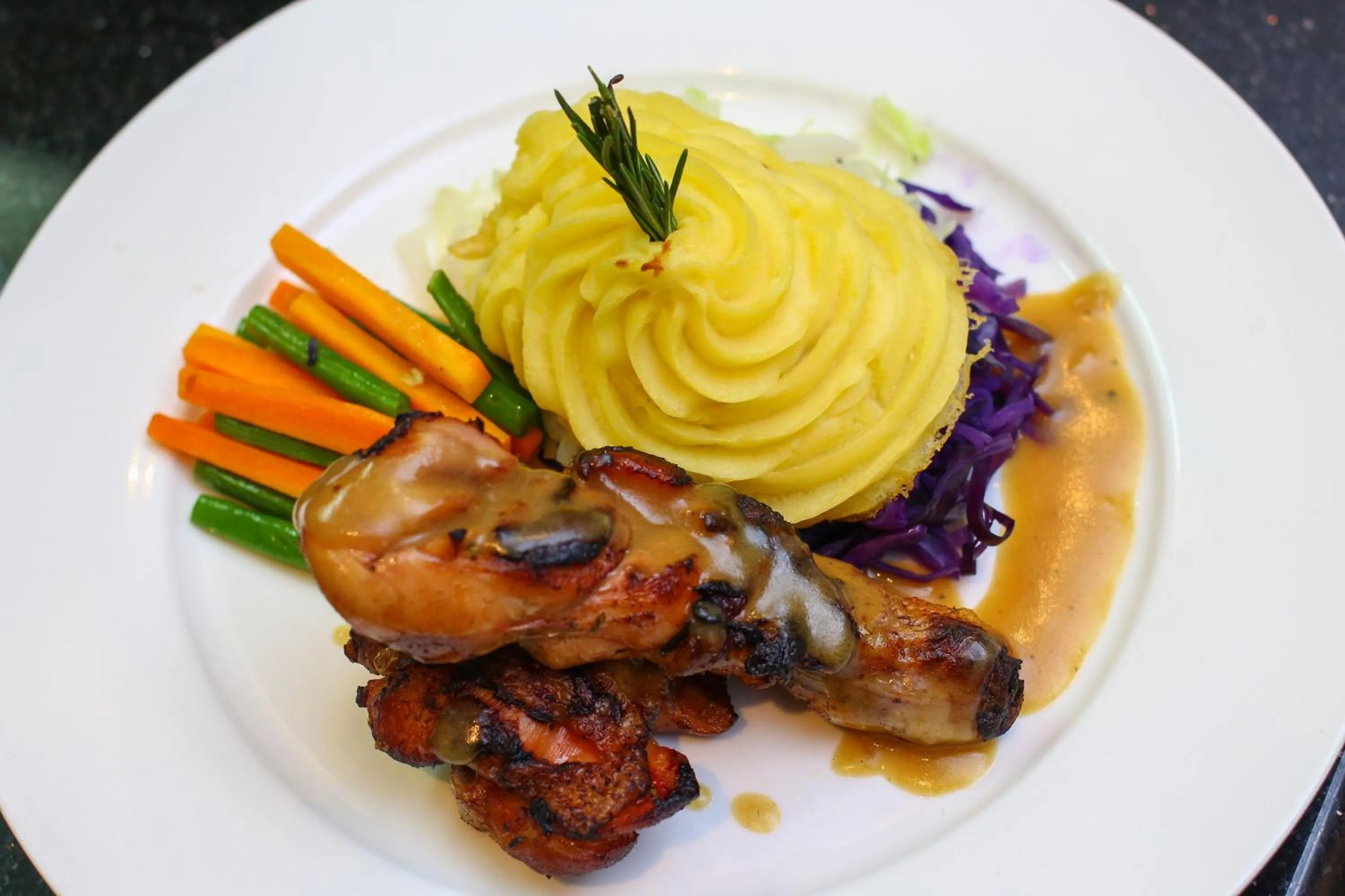 Food close-up in Vittoria Suites