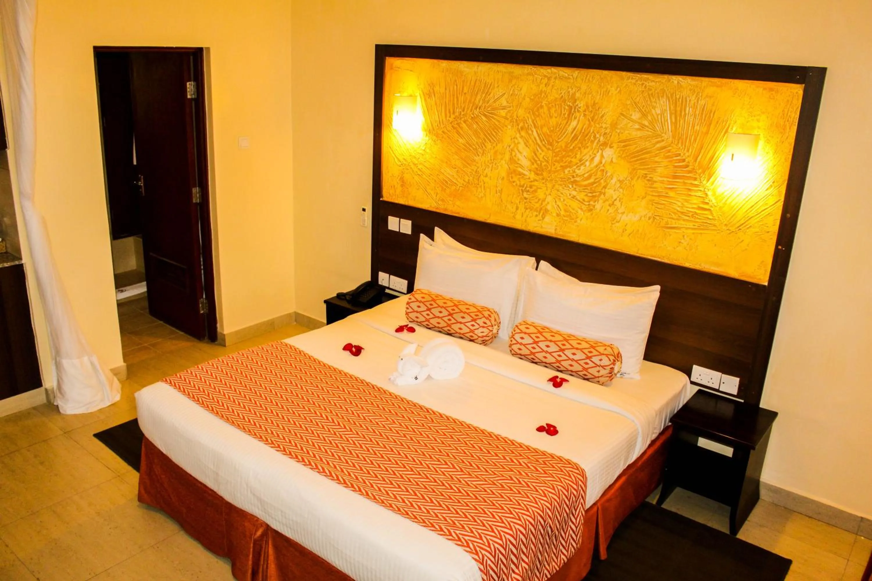 Bed in Vittoria Suites