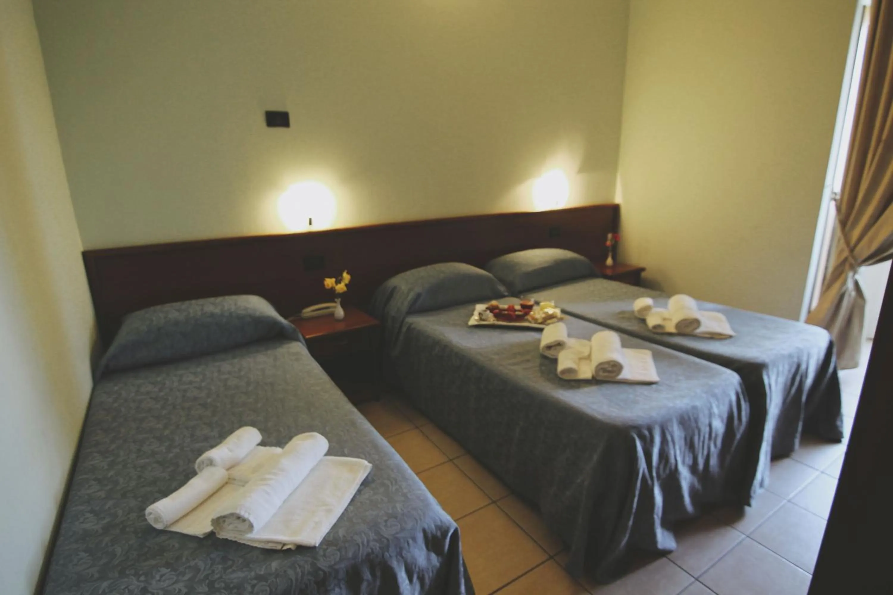 Bed in Hotel San Marco