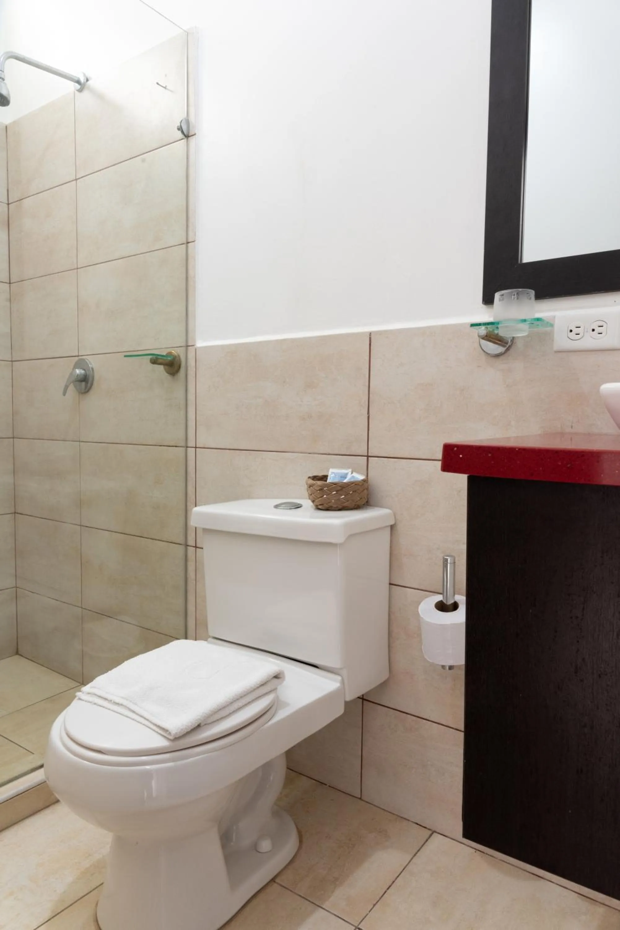 Shower in Ocean Blue Hotel