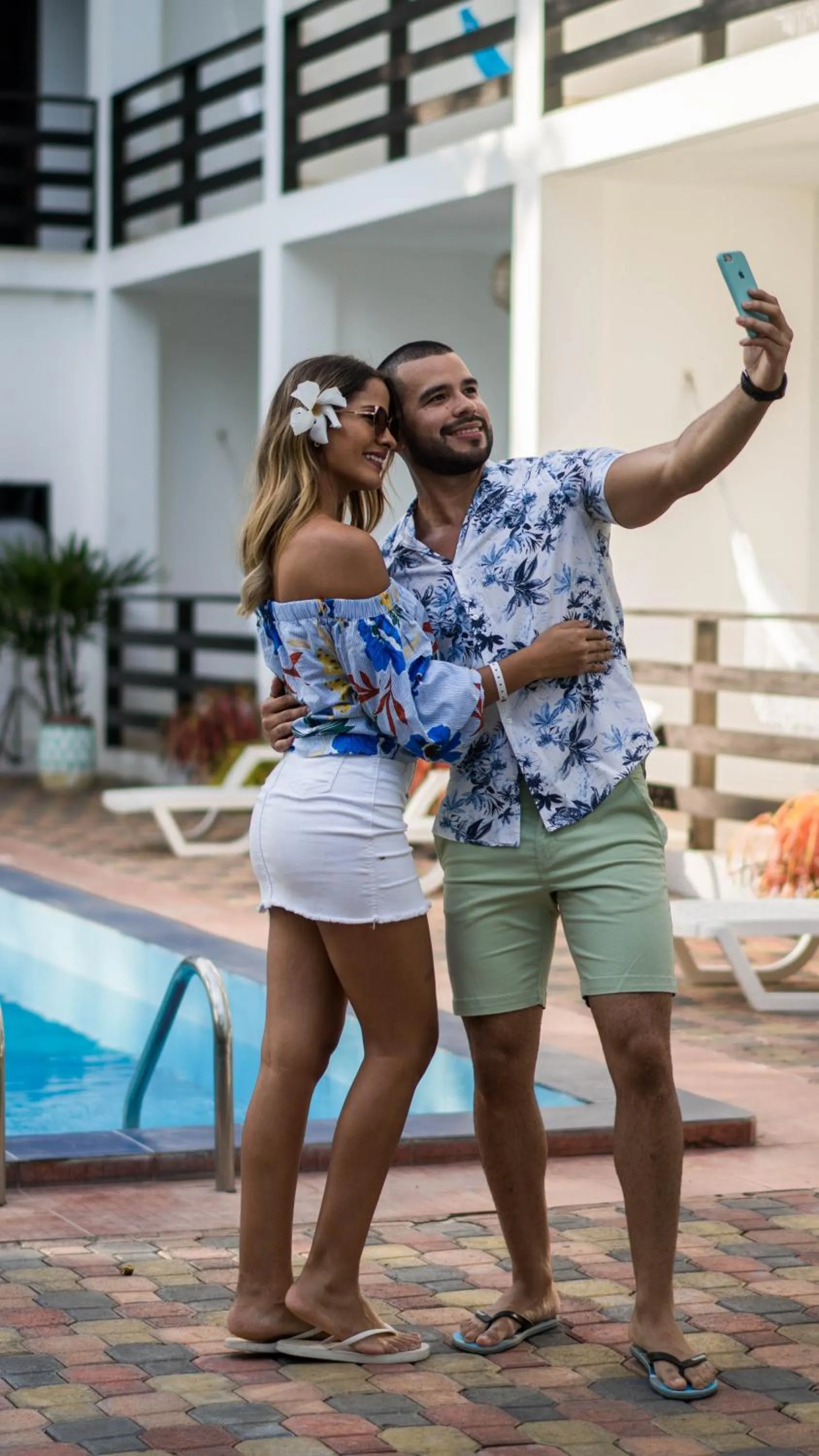 Swimming pool in Ocean Blue Hotel