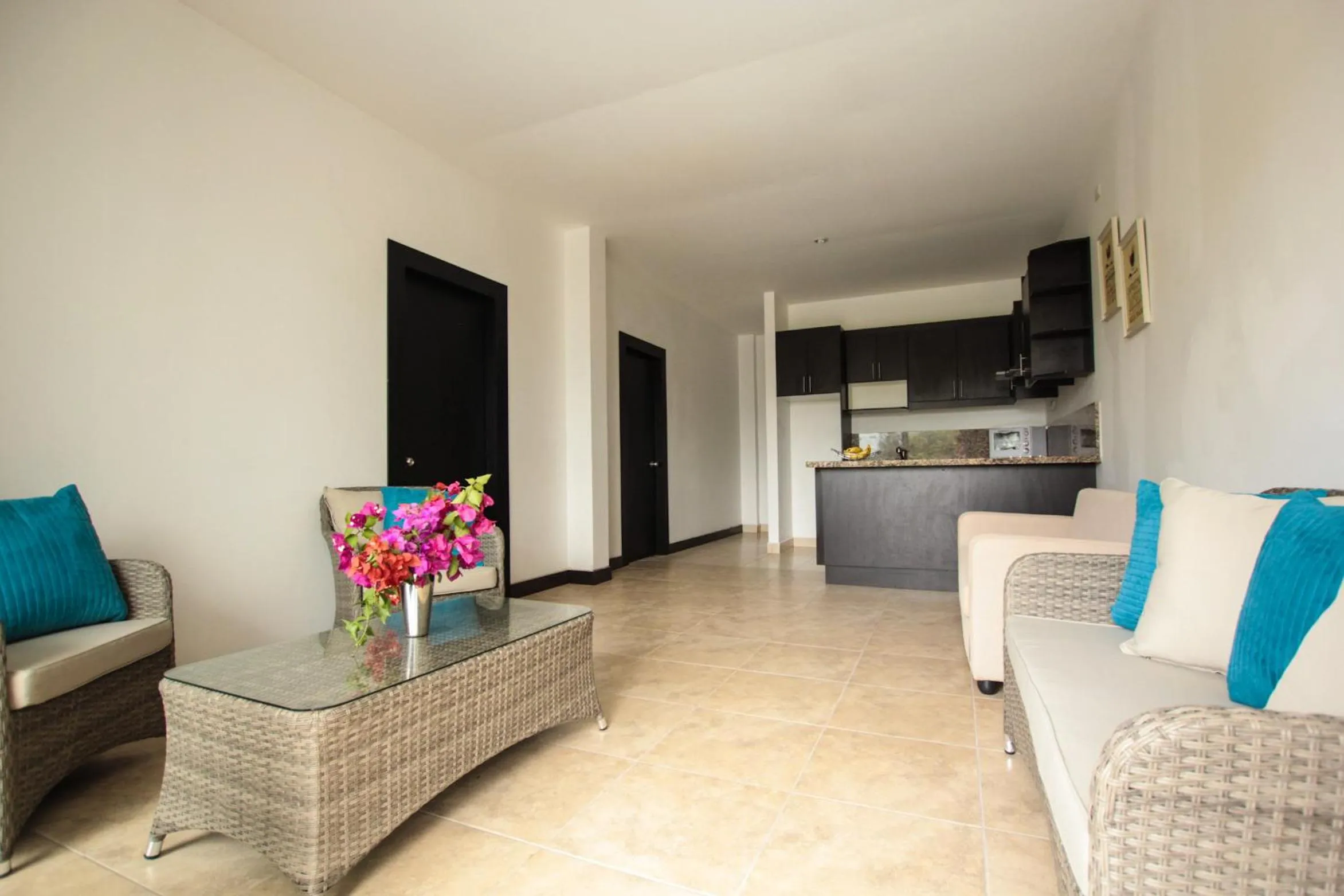 Living room in Ocean Blue Hotel