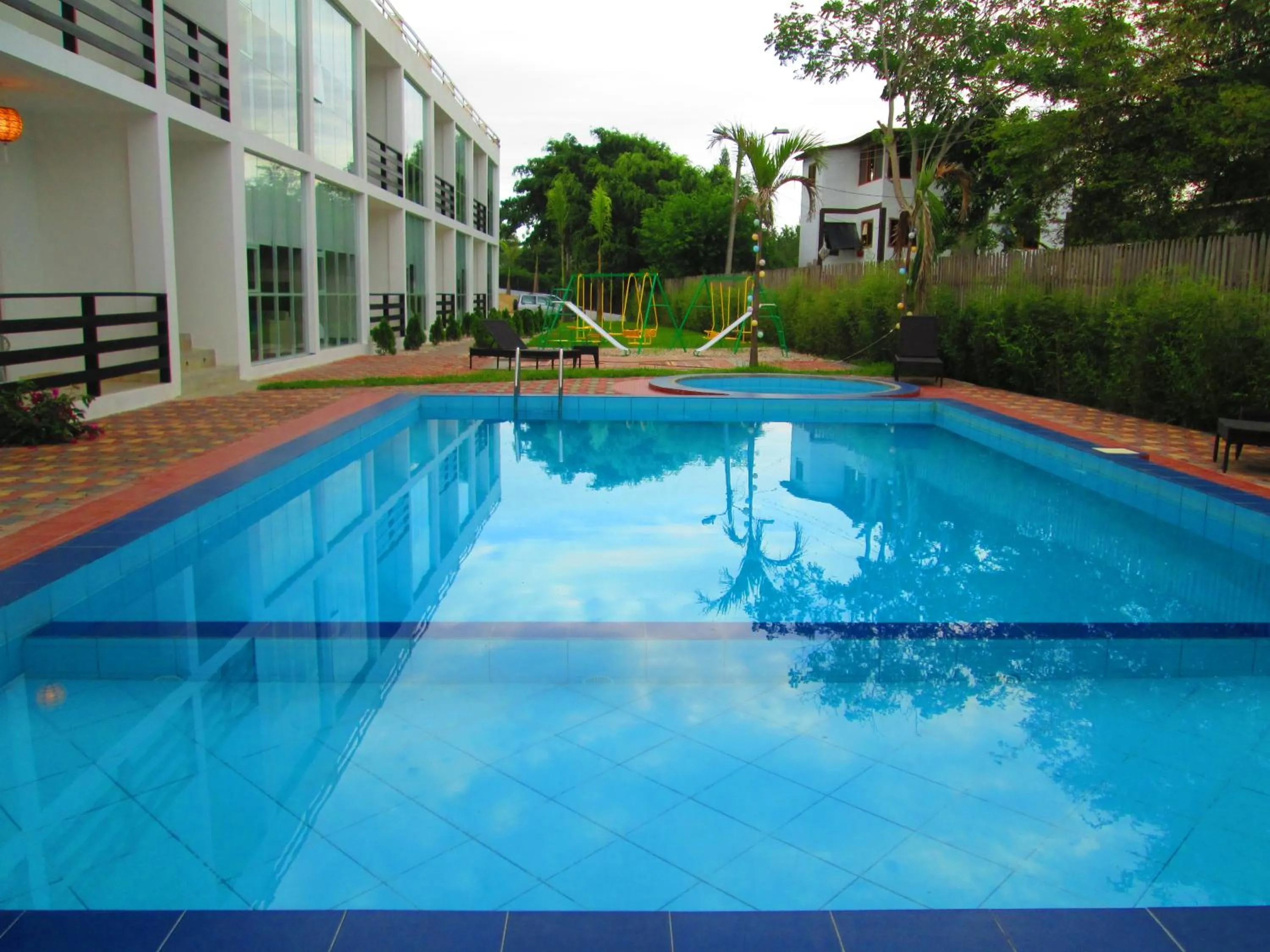 Swimming pool in Ocean Blue Hotel