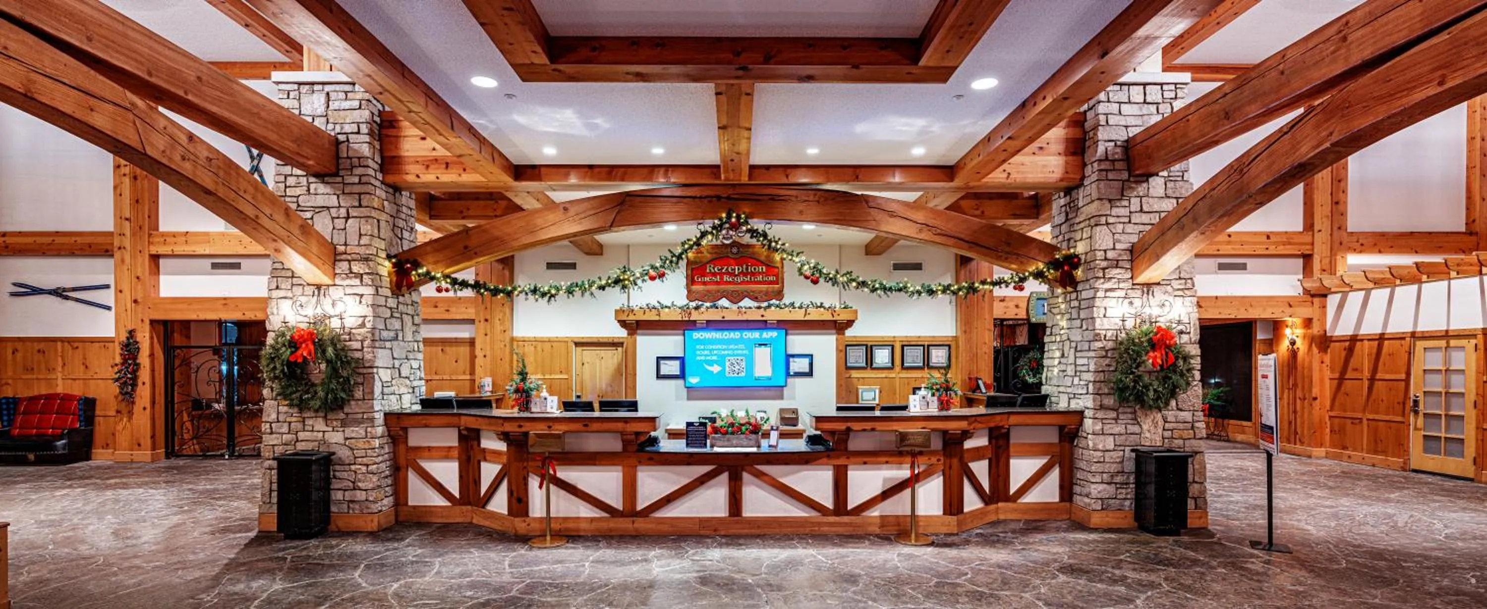 Lobby or reception in Boyne Mountain Resort