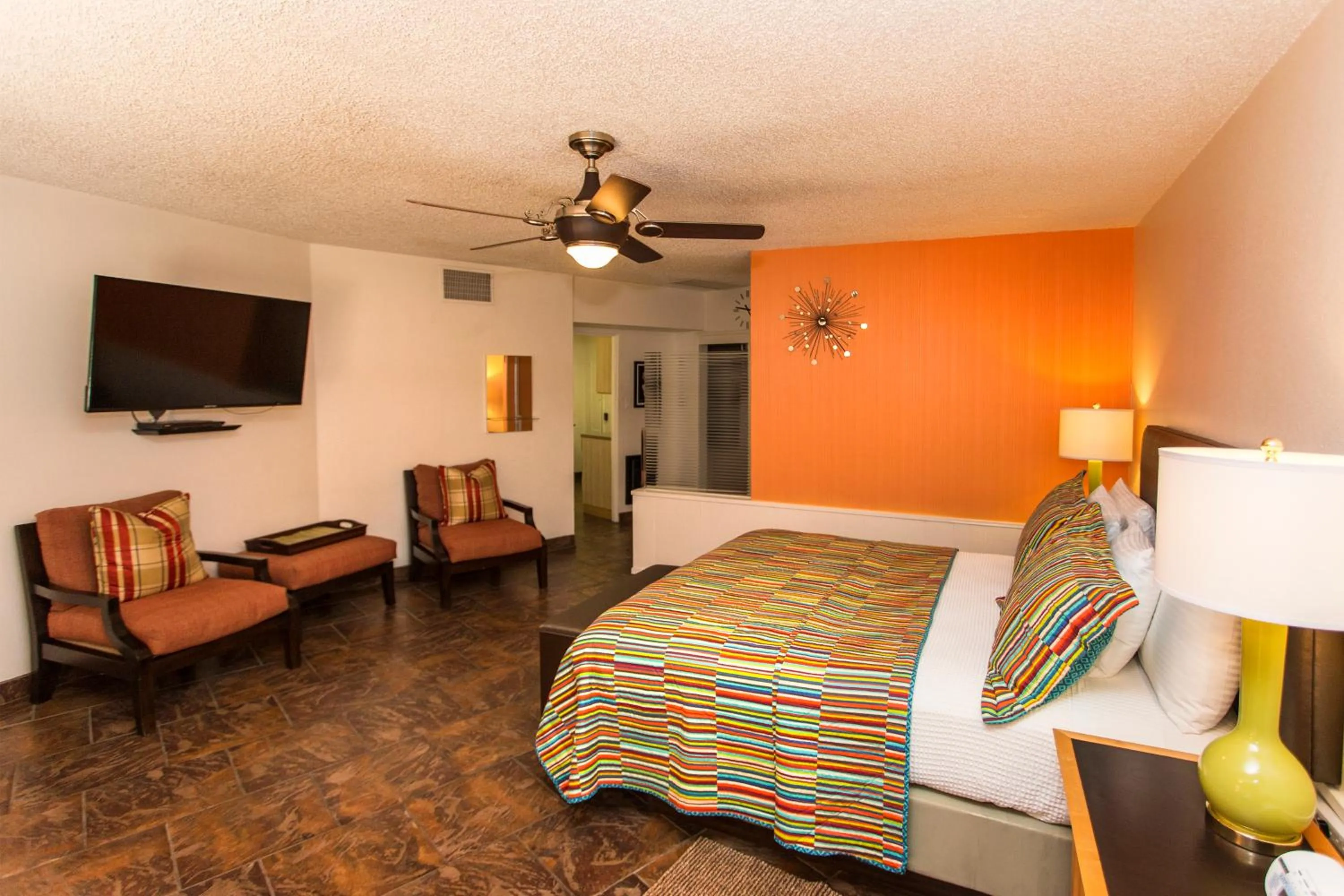 Bed in Desert Riviera Hotel