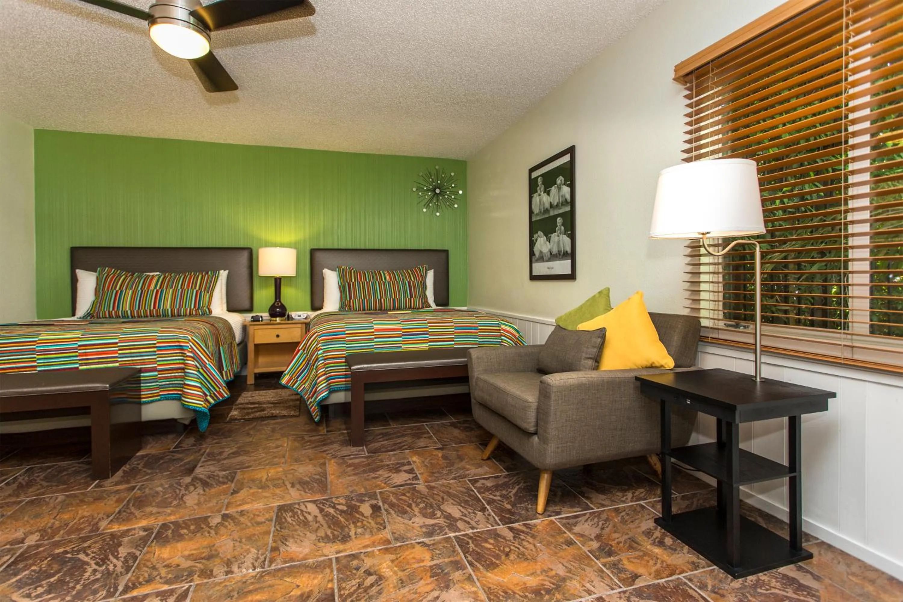 Bed in Desert Riviera Hotel