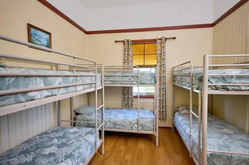 Bed in On The Wallaby Eco Lodge