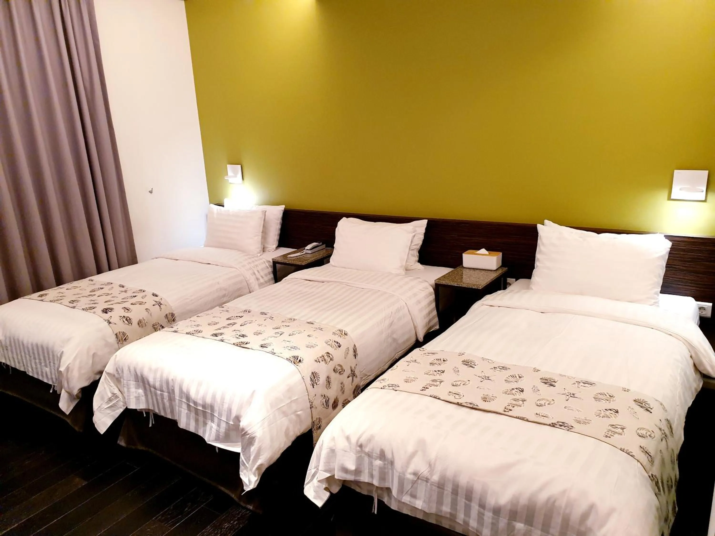 Bed in Hotel Matthieu Yeosu