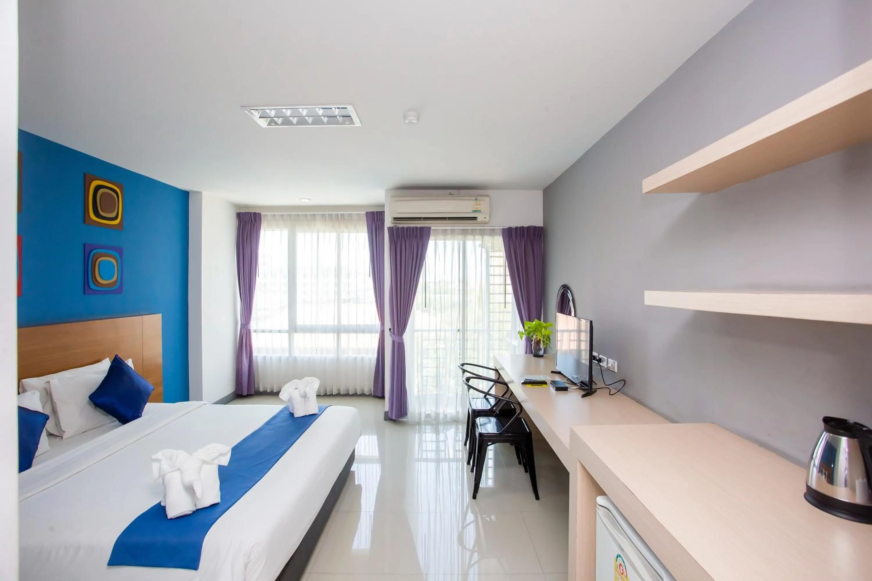 Photo of the whole room, Bed in Nano Place Hotel