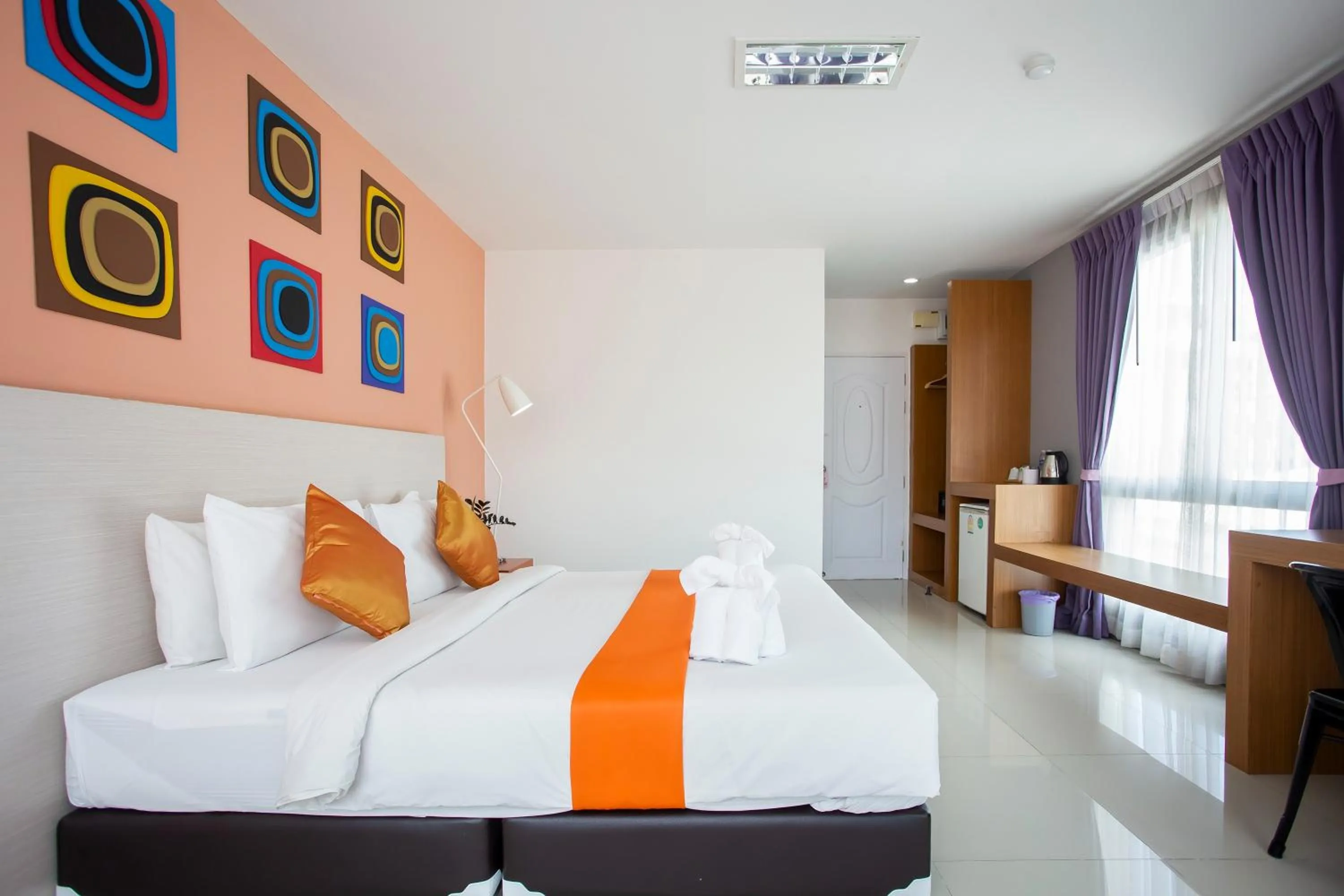 Bed in Nano Place Hotel