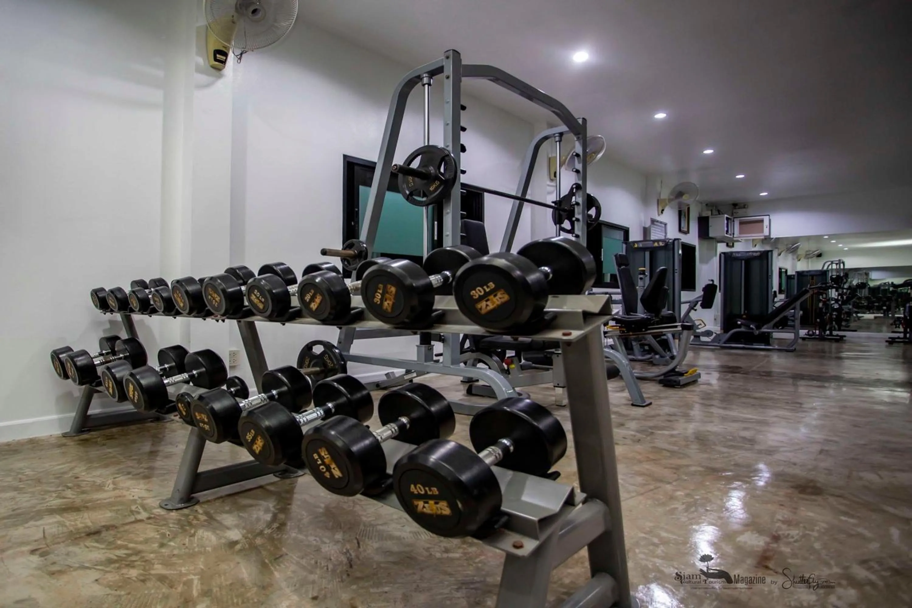 Fitness centre/facilities in Nano Place Hotel