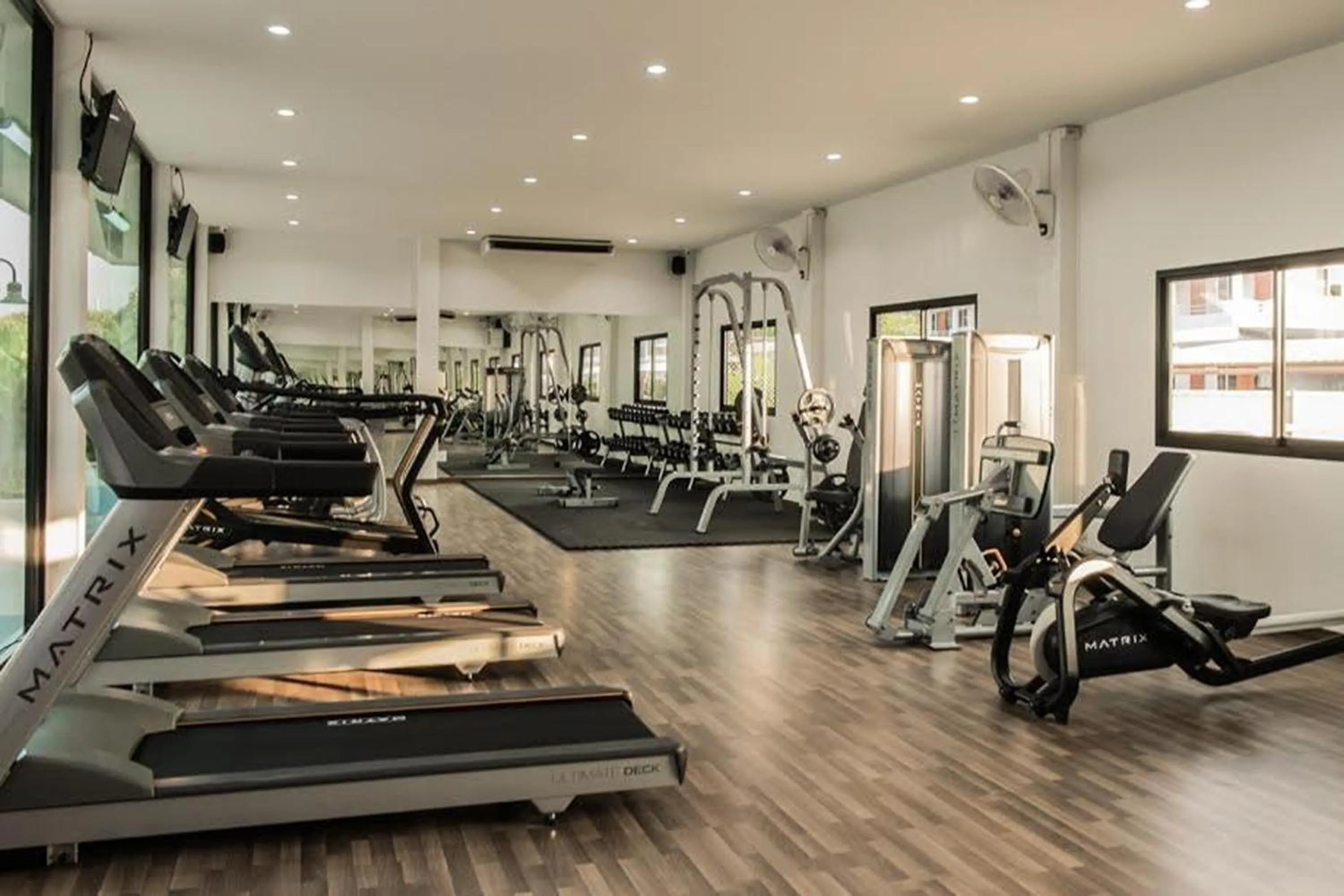 Fitness centre/facilities in Nano Place Hotel