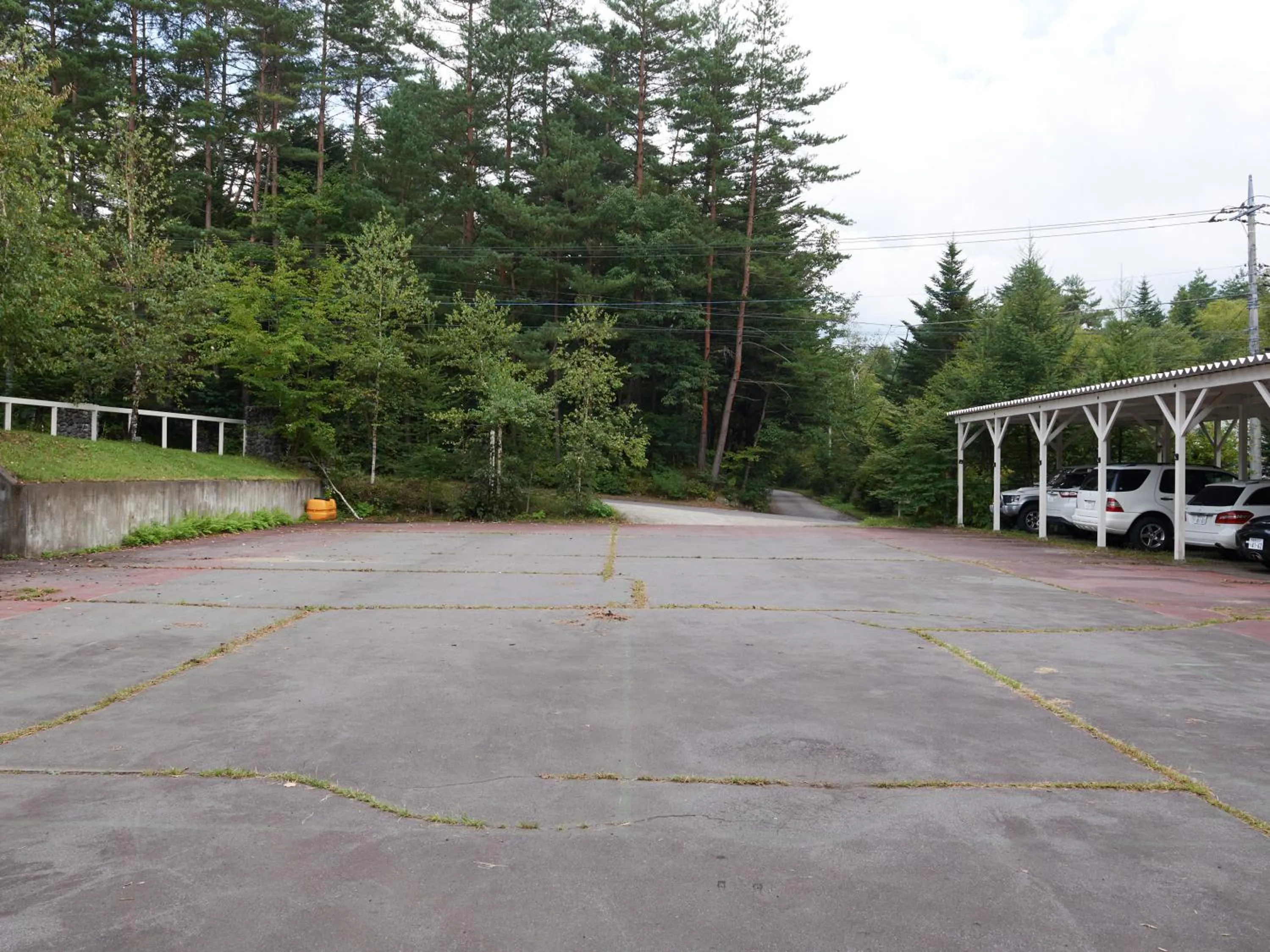 Parking in Asama Kogen Hotel