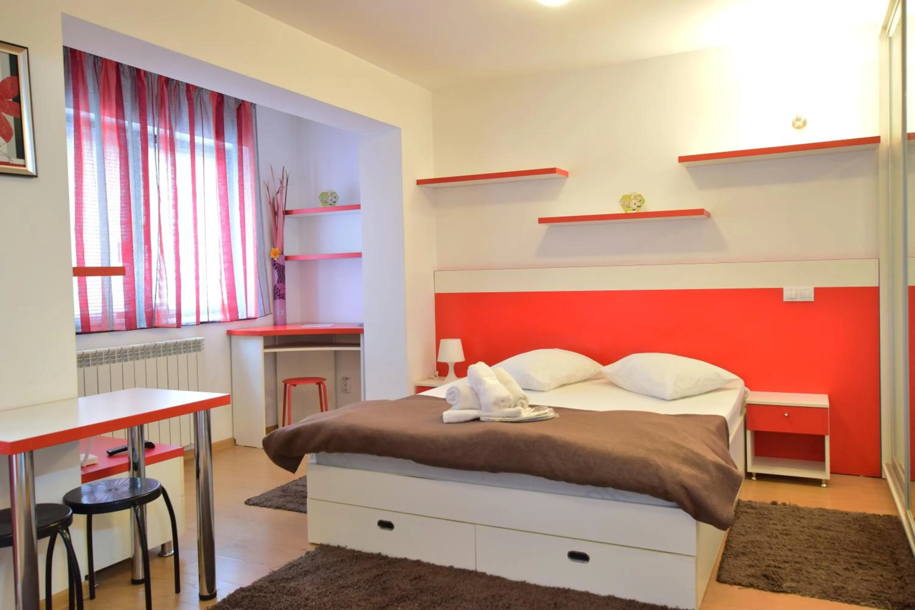 Bed in Decebal Residence Apartments