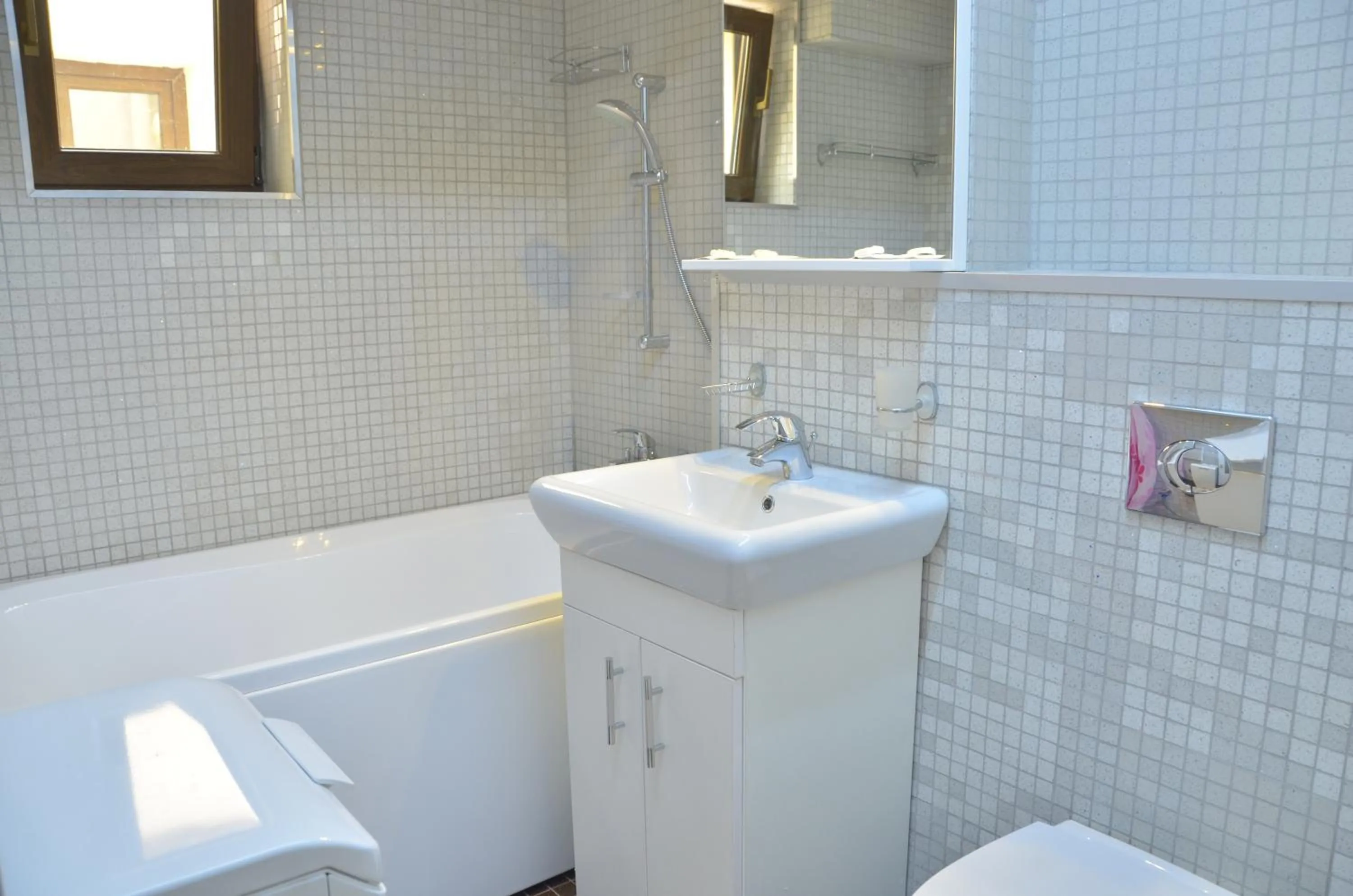 Bathroom in Decebal Residence Apartments