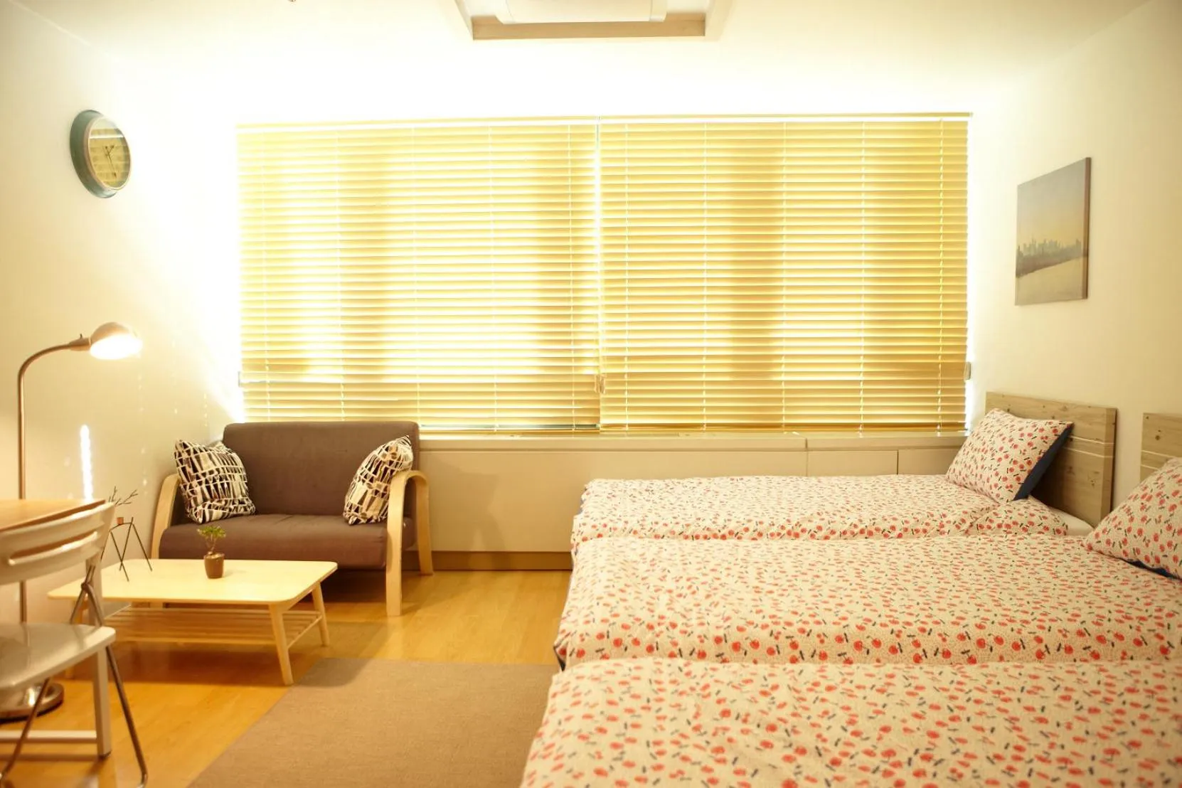 Bed in Sam Stay Hongdae
