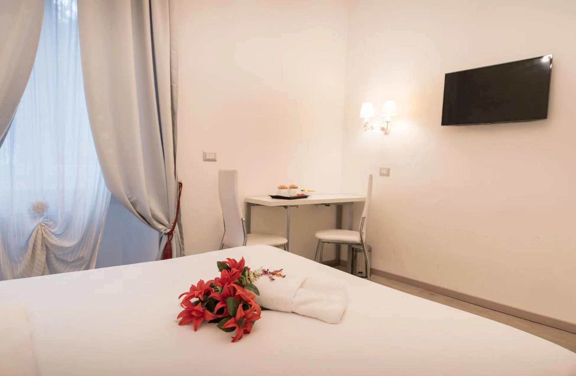 Bed in Your Vatican Suite