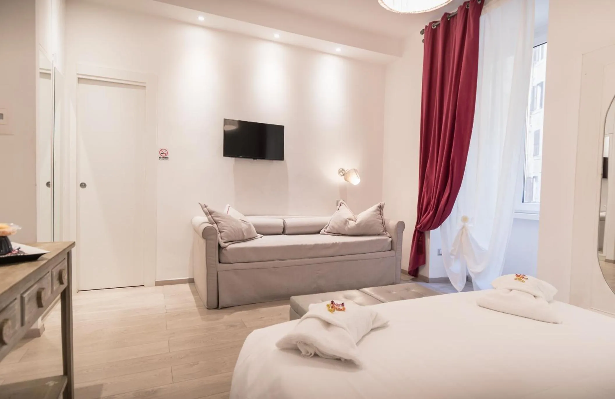 Bed in Your Vatican Suite