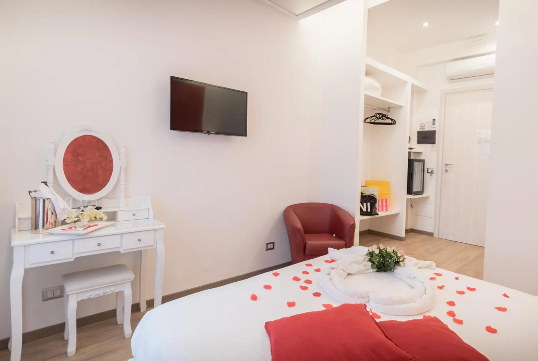 Bed in Your Vatican Suite