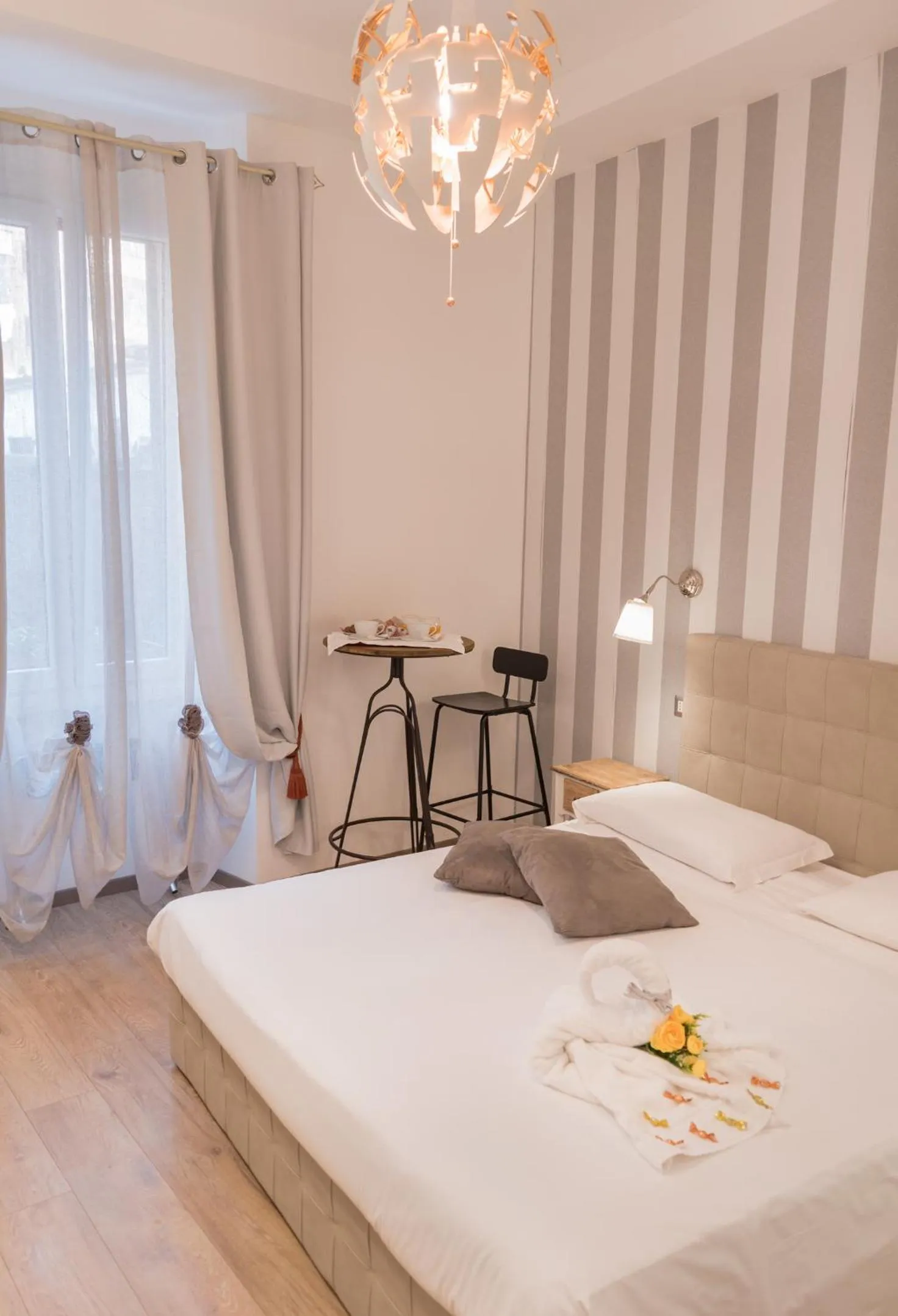 Bed in Your Vatican Suite