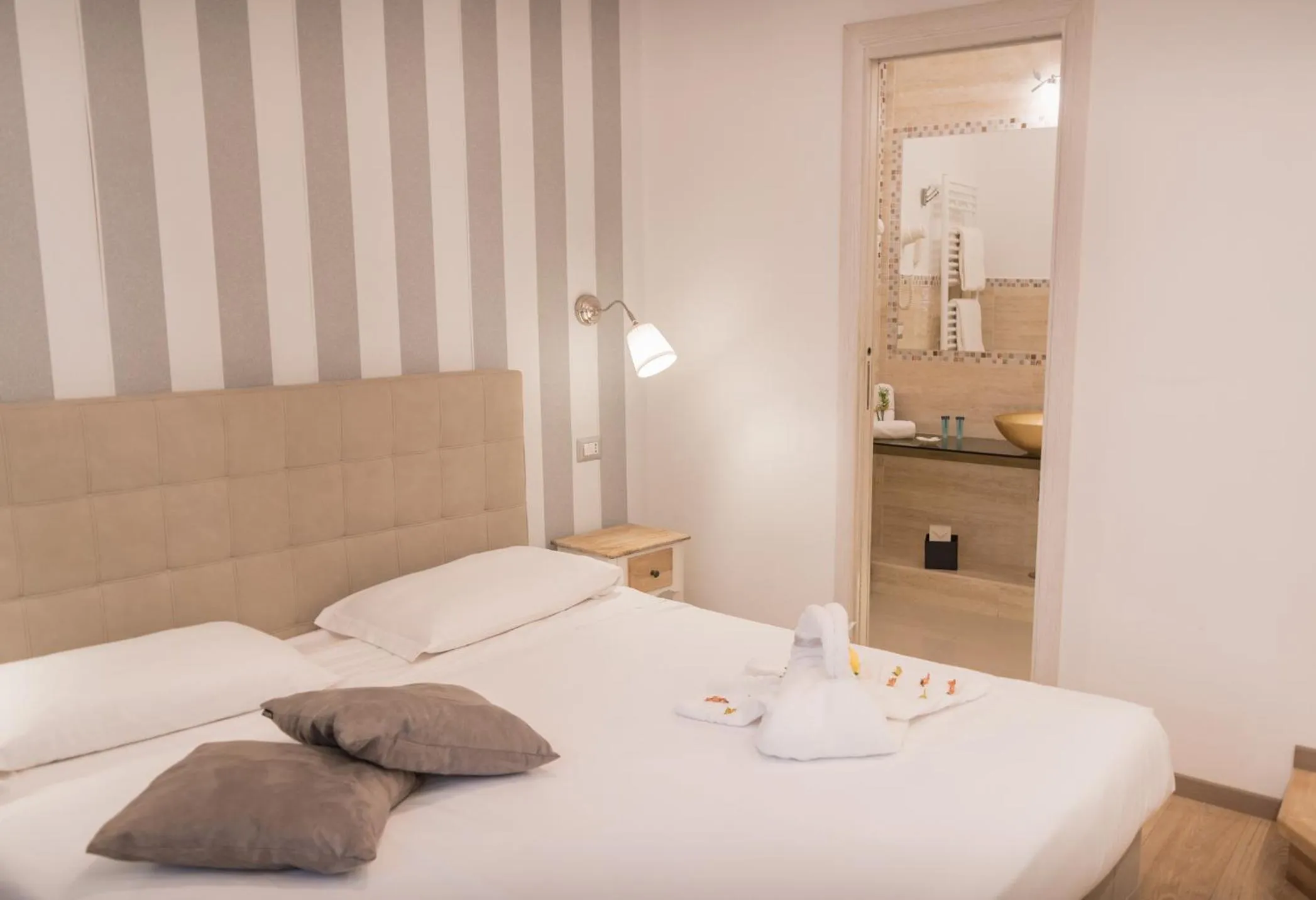 Bed in Your Vatican Suite