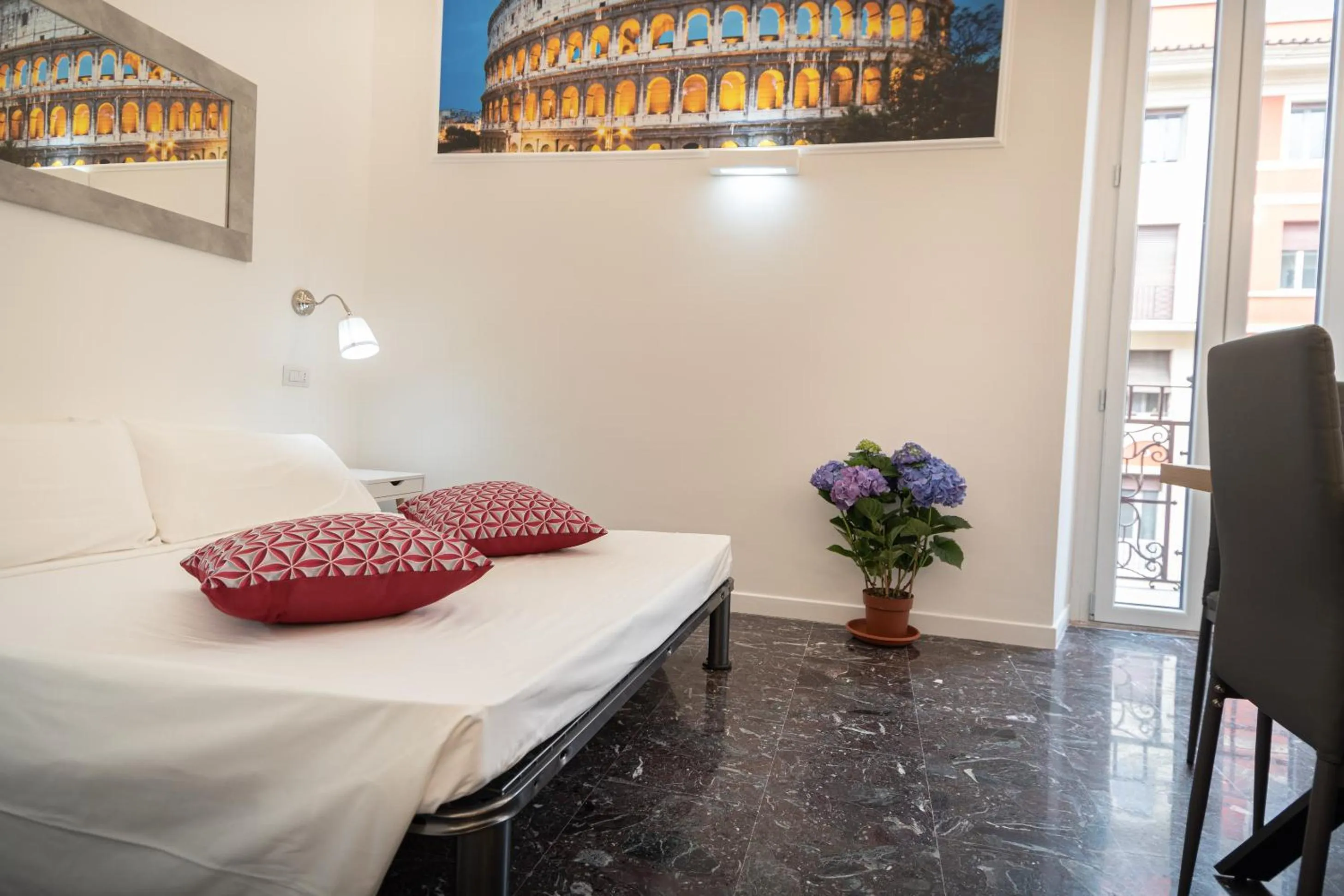 Bed in Your Vatican Suite