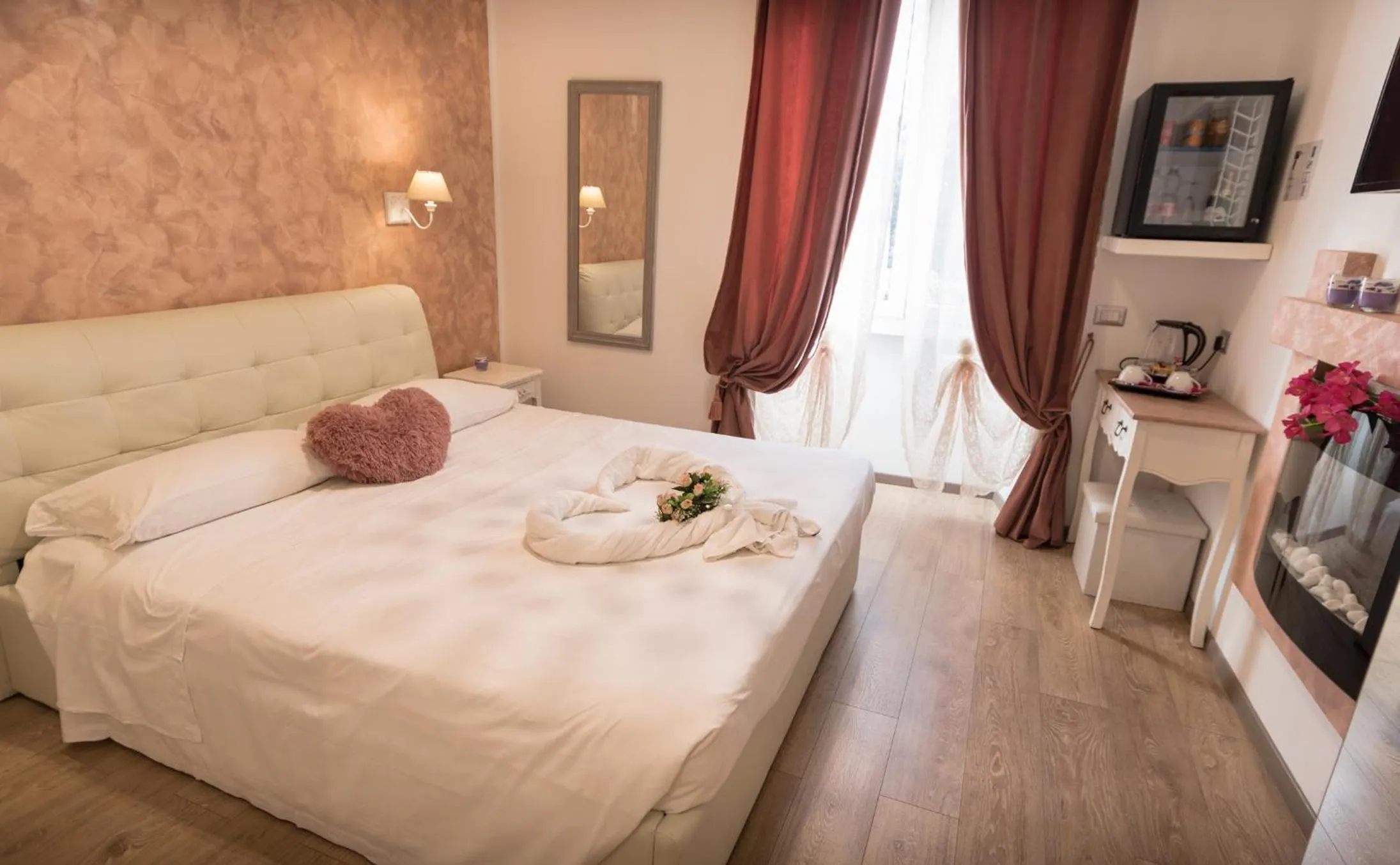 Bed in Your Vatican Suite