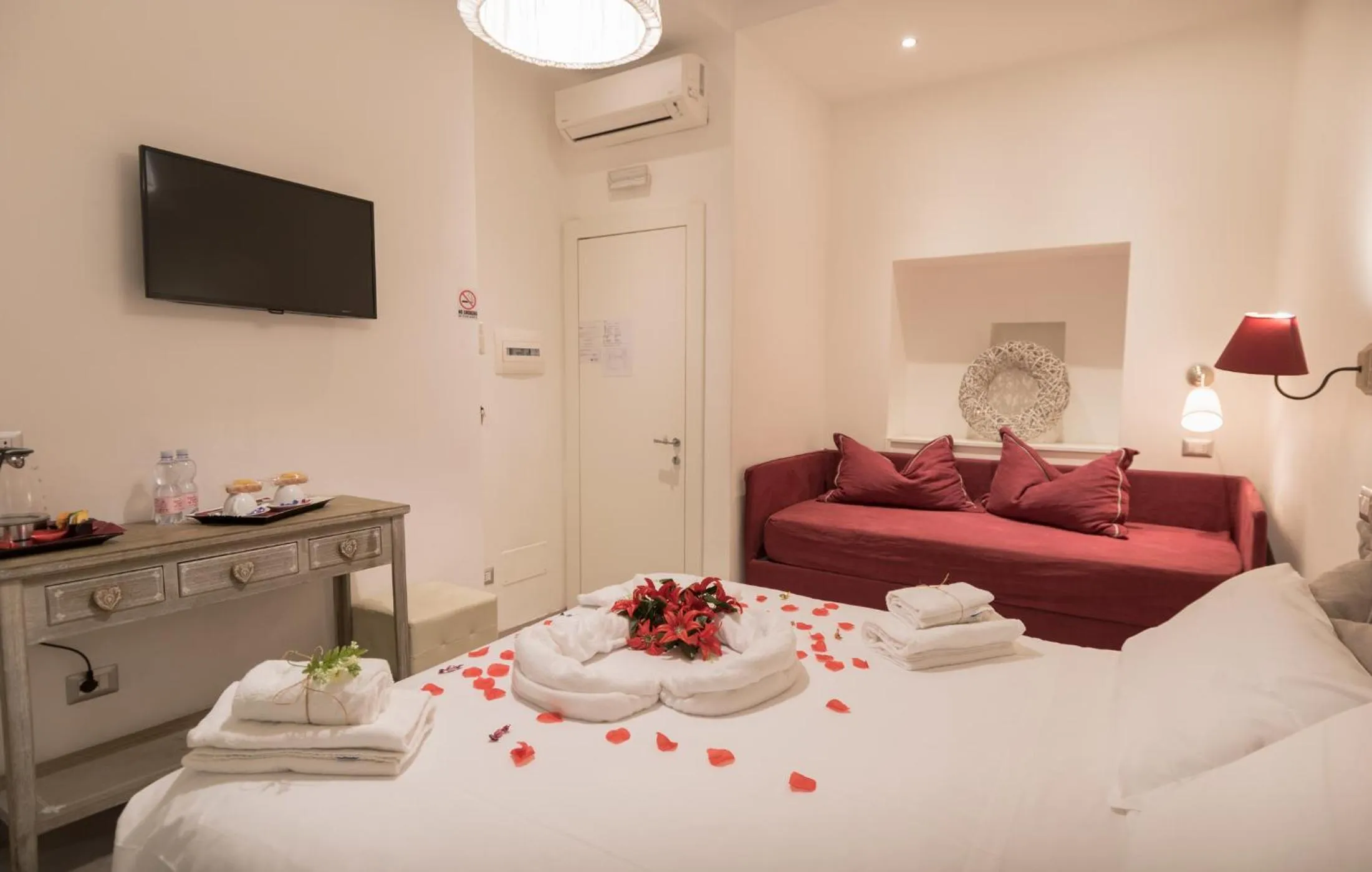 Bed in Your Vatican Suite