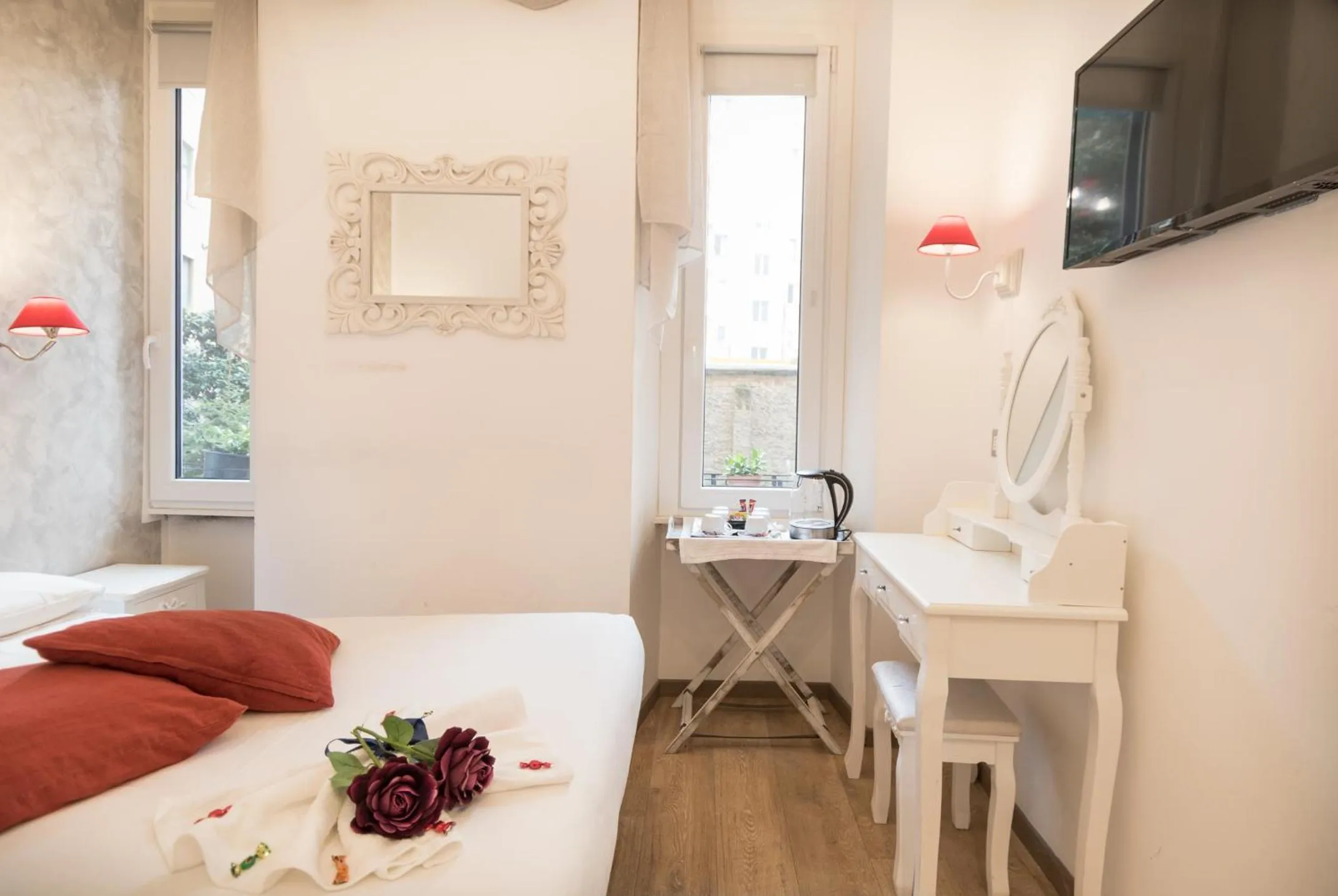 Bed in Your Vatican Suite