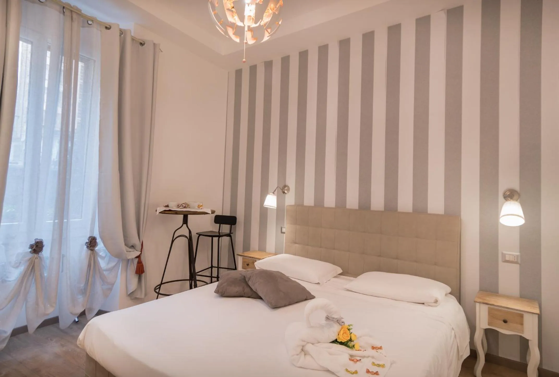 Bed in Your Vatican Suite