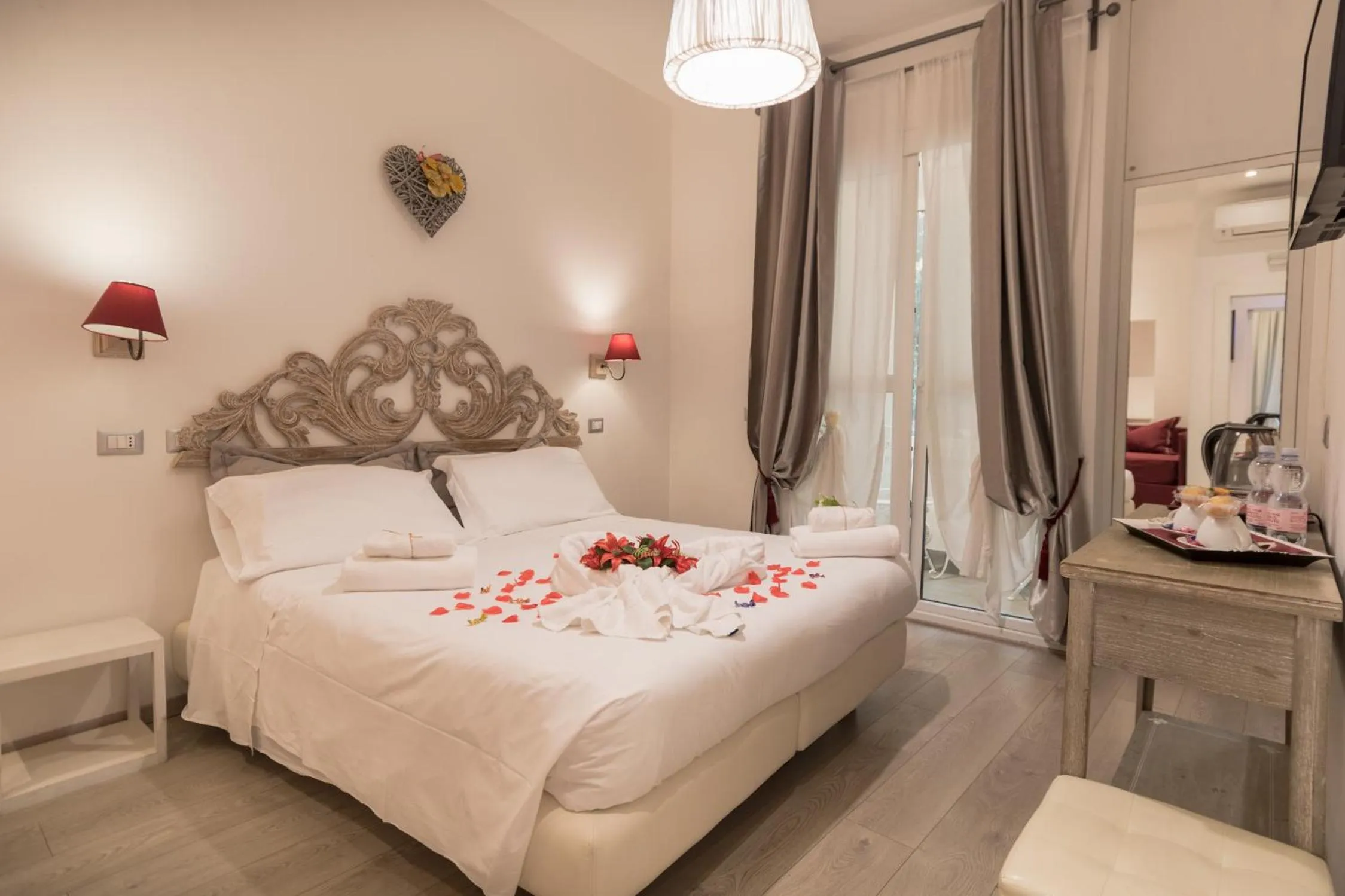 Bed in Your Vatican Suite