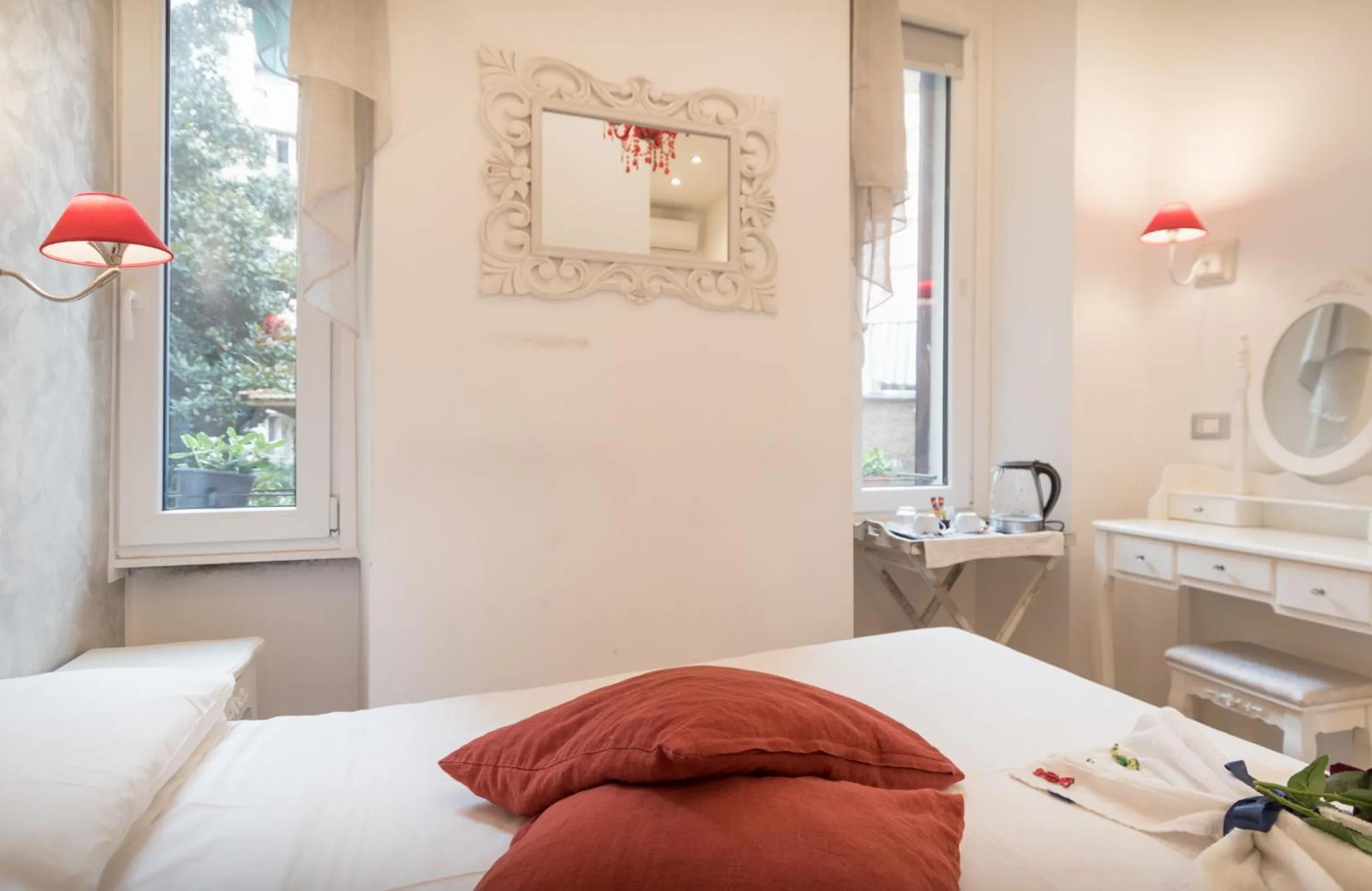 Bed in Your Vatican Suite