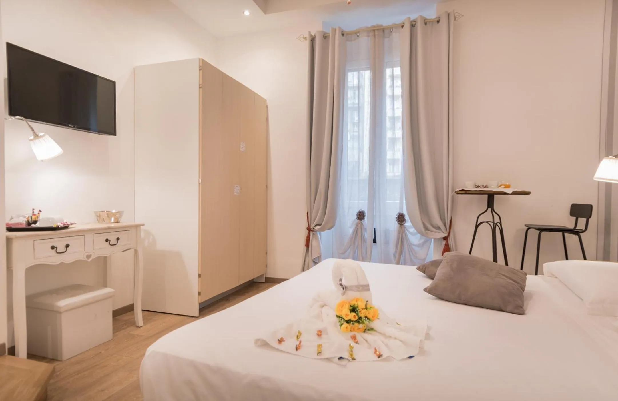 Bed in Your Vatican Suite