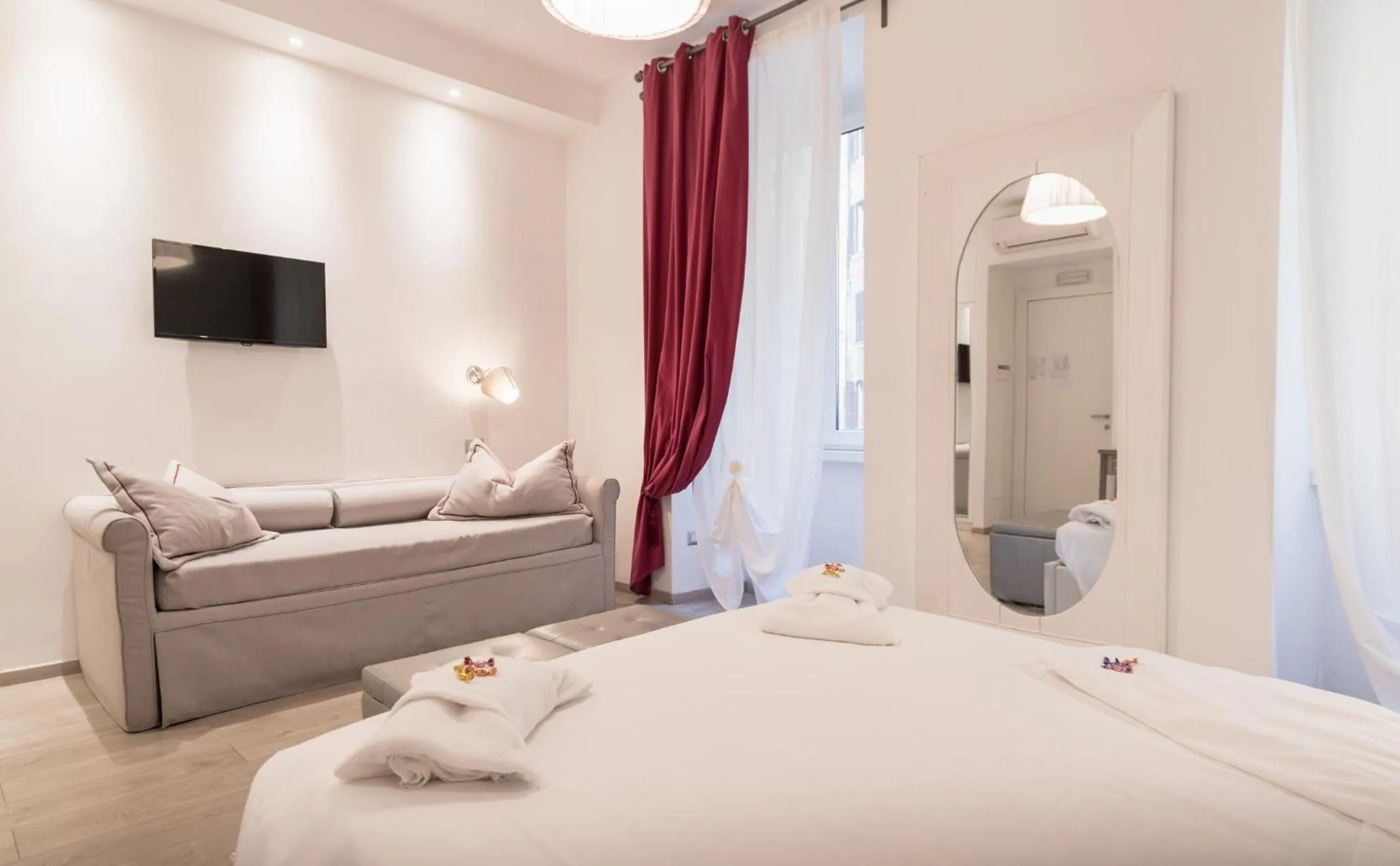 Bed in Your Vatican Suite