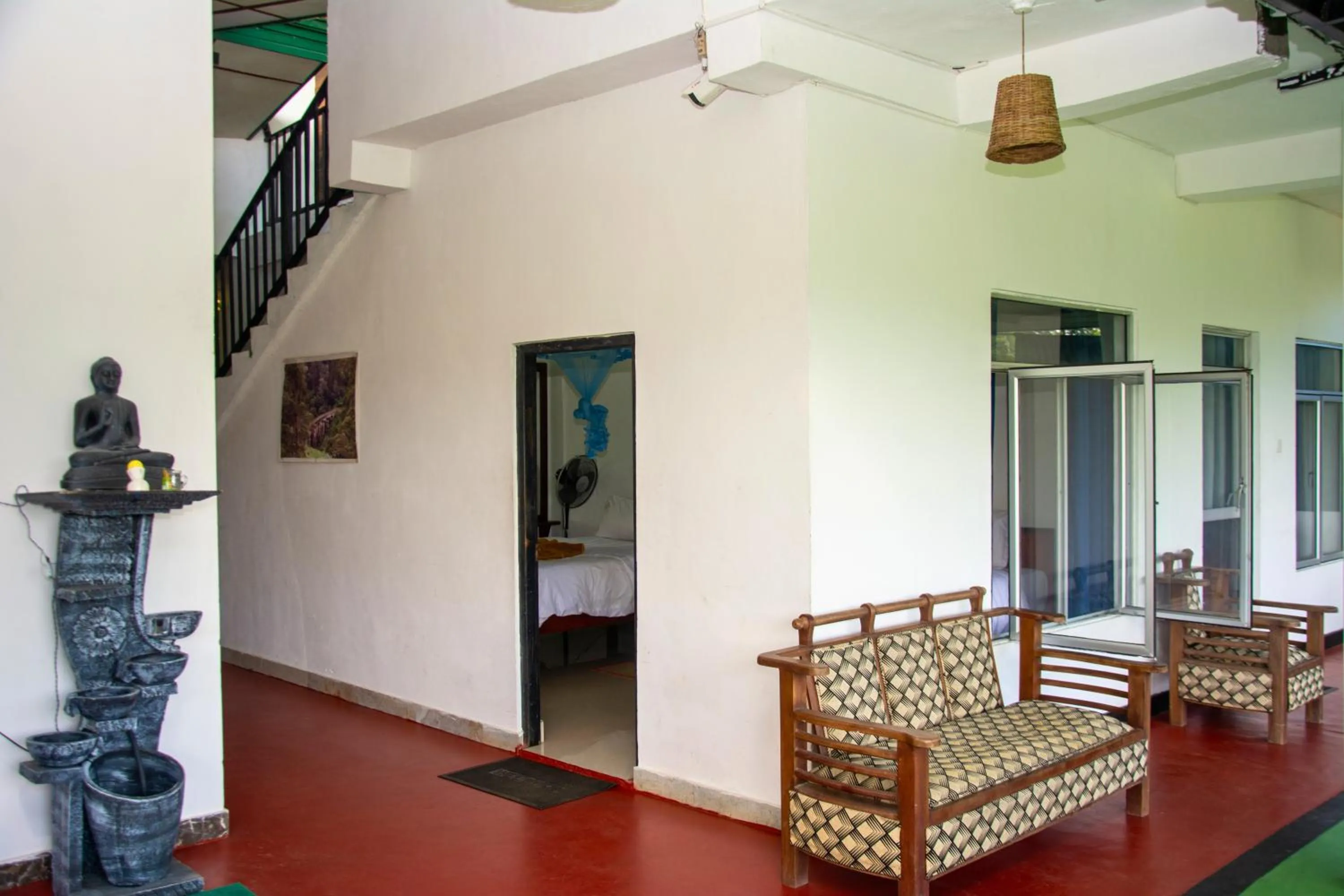 Seating area in 9 Arch view rest inn
