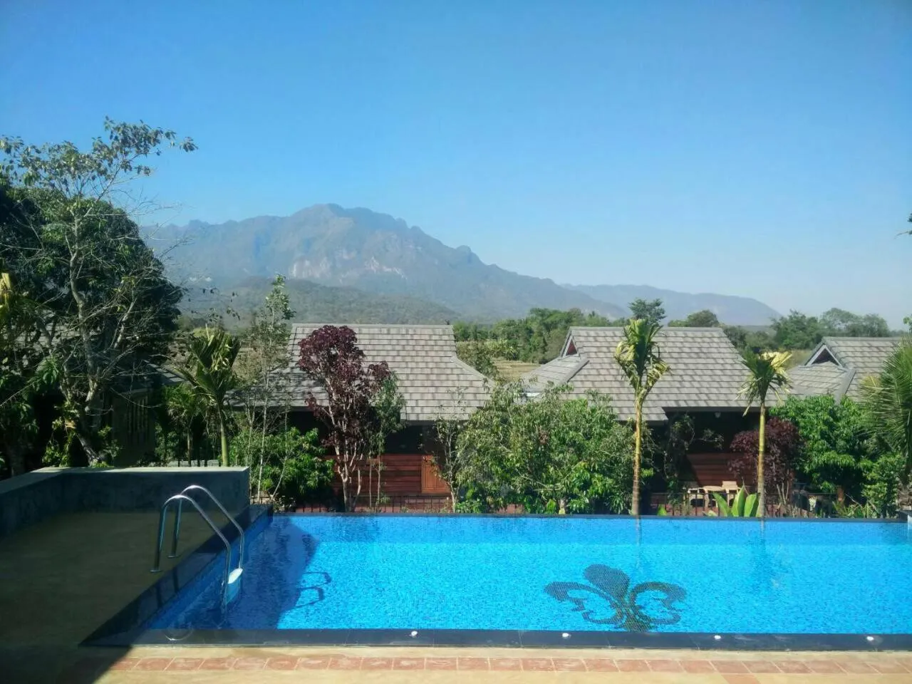 Swimming pool in Buraphat Resort