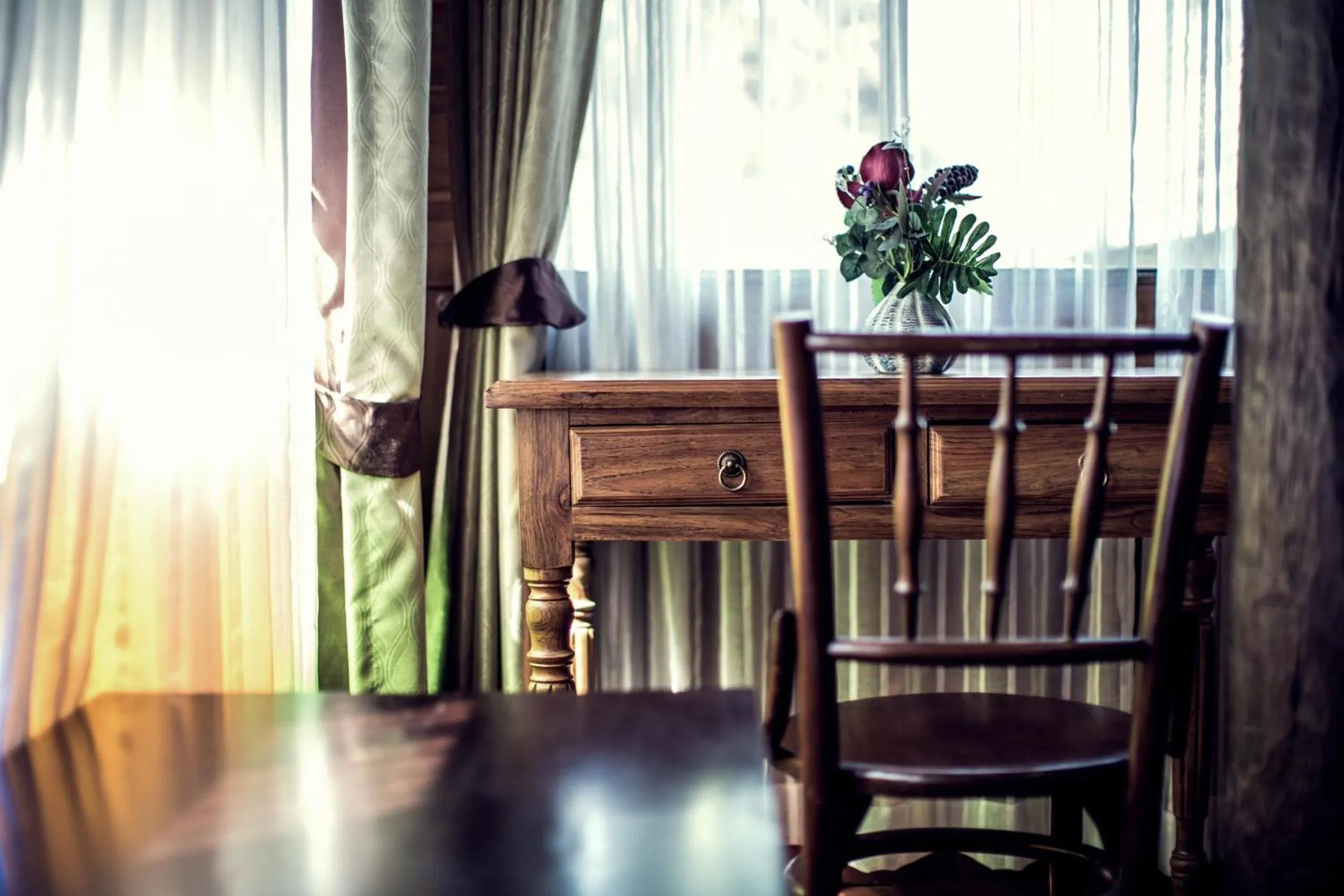 Seating area in Buraphat Resort